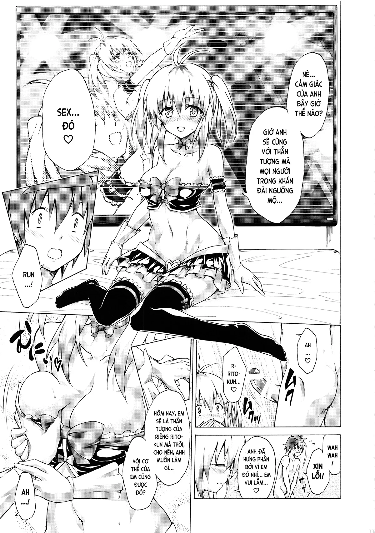 HentaiVN.net - Ảnh 10 - Đã Nhắm! Kế Hoạch Harem (To LOVE-Ru) [Mezase! Rakuen Keikaku (To LOVE-Ru); 目指せ!楽園計画 (ToLOVEる -とらぶる-)] - Vol.3