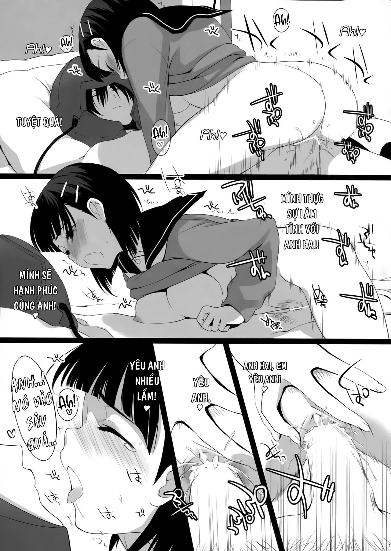 HentaiVN.net - Ảnh 16 - Bí mật thầm kín cùng anh trai tôi (Sword Art Online) [Oniichan niwa Himitsu] - Oneshot