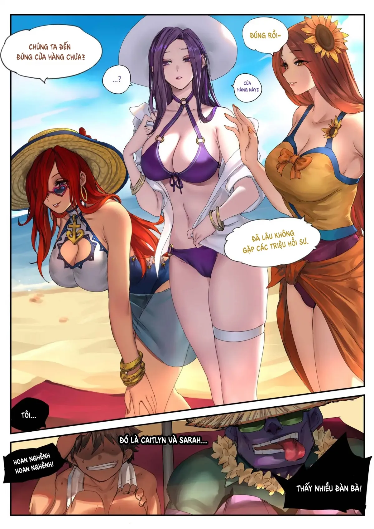 HentaiVN.net - Ảnh 3 - Pool Party - Summer in summoner's rift 2 [泳池派对2] - Oneshot