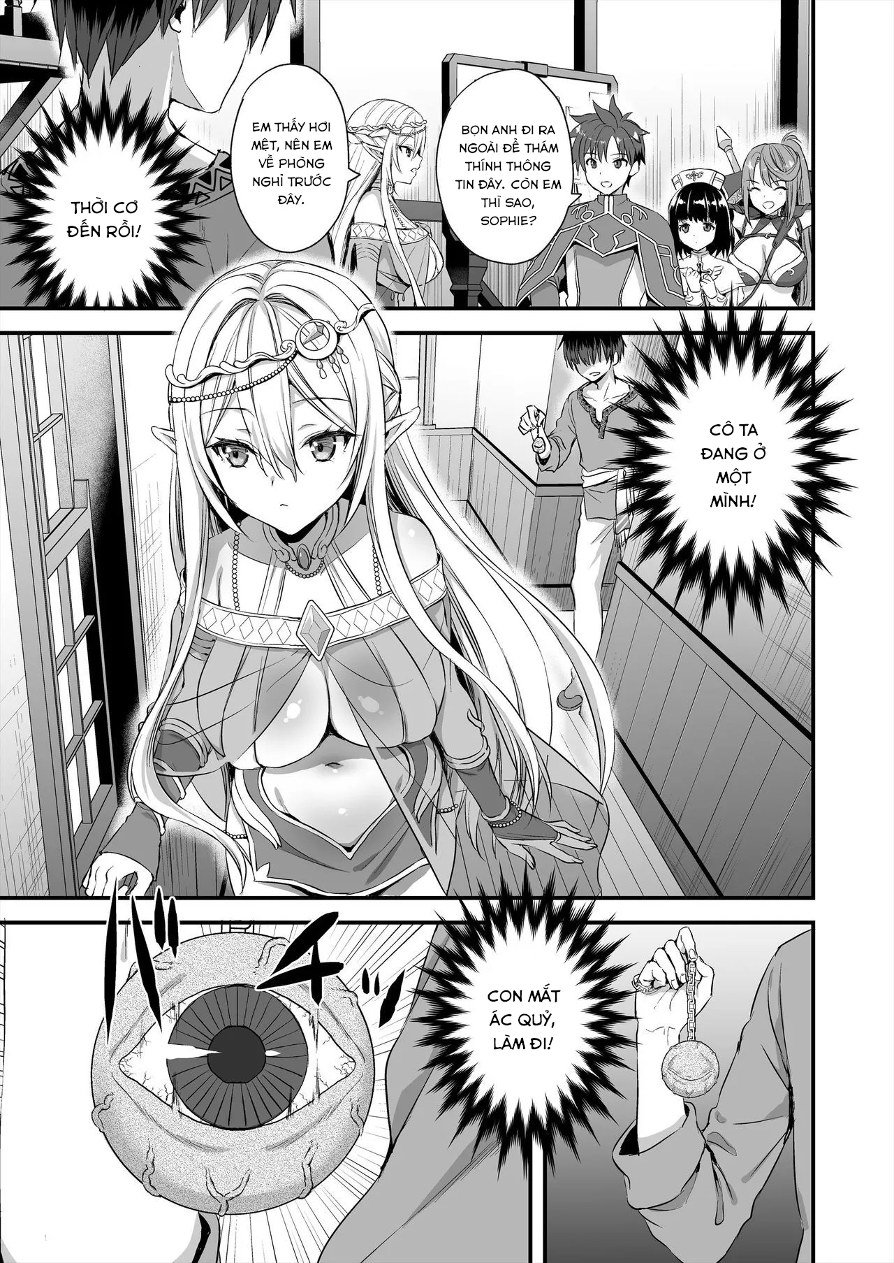 HentaiVN.net - Ảnh 8 - Chuyển sinh làm dân thường, tôi đã NTR anh hùng như thế nào? [Isekai Elf Hatsujou no Magan; Horny Isekai Elf's Evil Eye; 異世界エルフ発情の魔眼] - Phần đầu