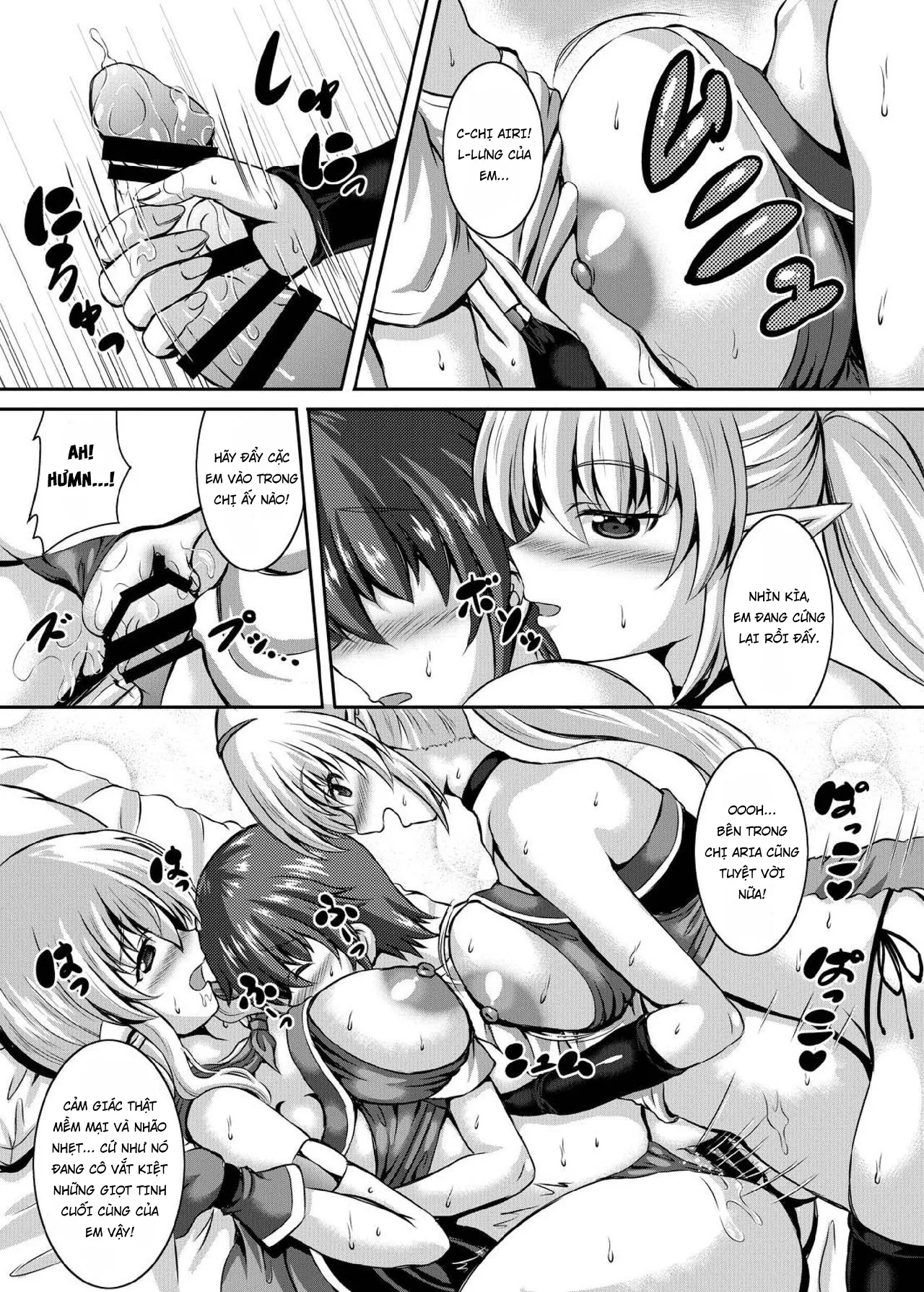 HentaiVN.net - Ảnh 17 - Tôi và những chị gái ở thế giới song song [Boku to Isekai no Onee-san, Me and The Ladies from Another World] - Oneshot