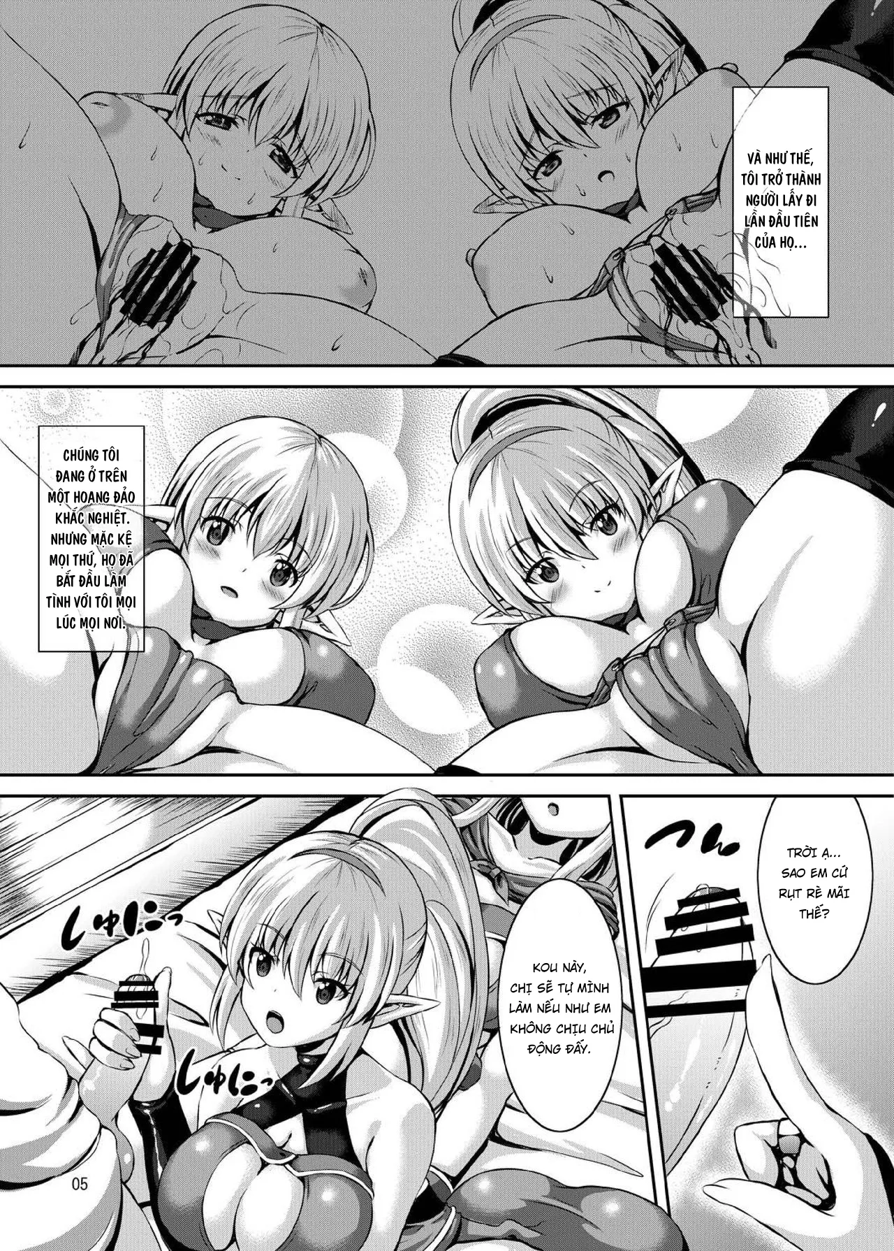 HentaiVN.net - Ảnh 5 - Tôi và những chị gái ở thế giới song song [Boku to Isekai no Onee-san, Me and The Ladies from Another World] - Oneshot