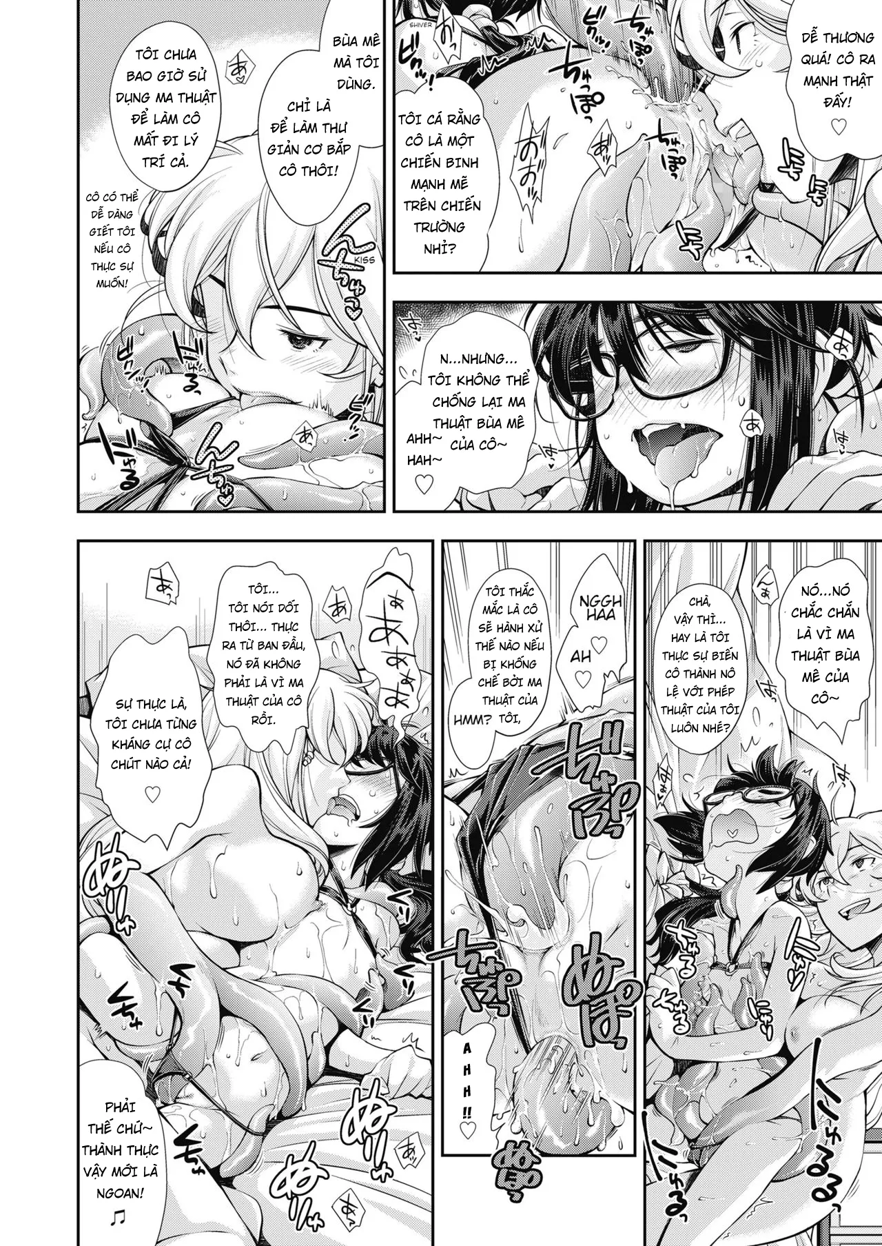 HentaiVN.net - Ảnh 15 - Tôi trở thành một chiến binh loli ở thế giới khác nhưng lại bị ô uế bởi một ả lesbian và xúc tu. [Manken JC Isekai de Yuusha ni Naru mo Les to Shokushu ni Otsu, I became a brave loli warrior in another world but fell prey to a lesbian and tentacles] - Oneshot