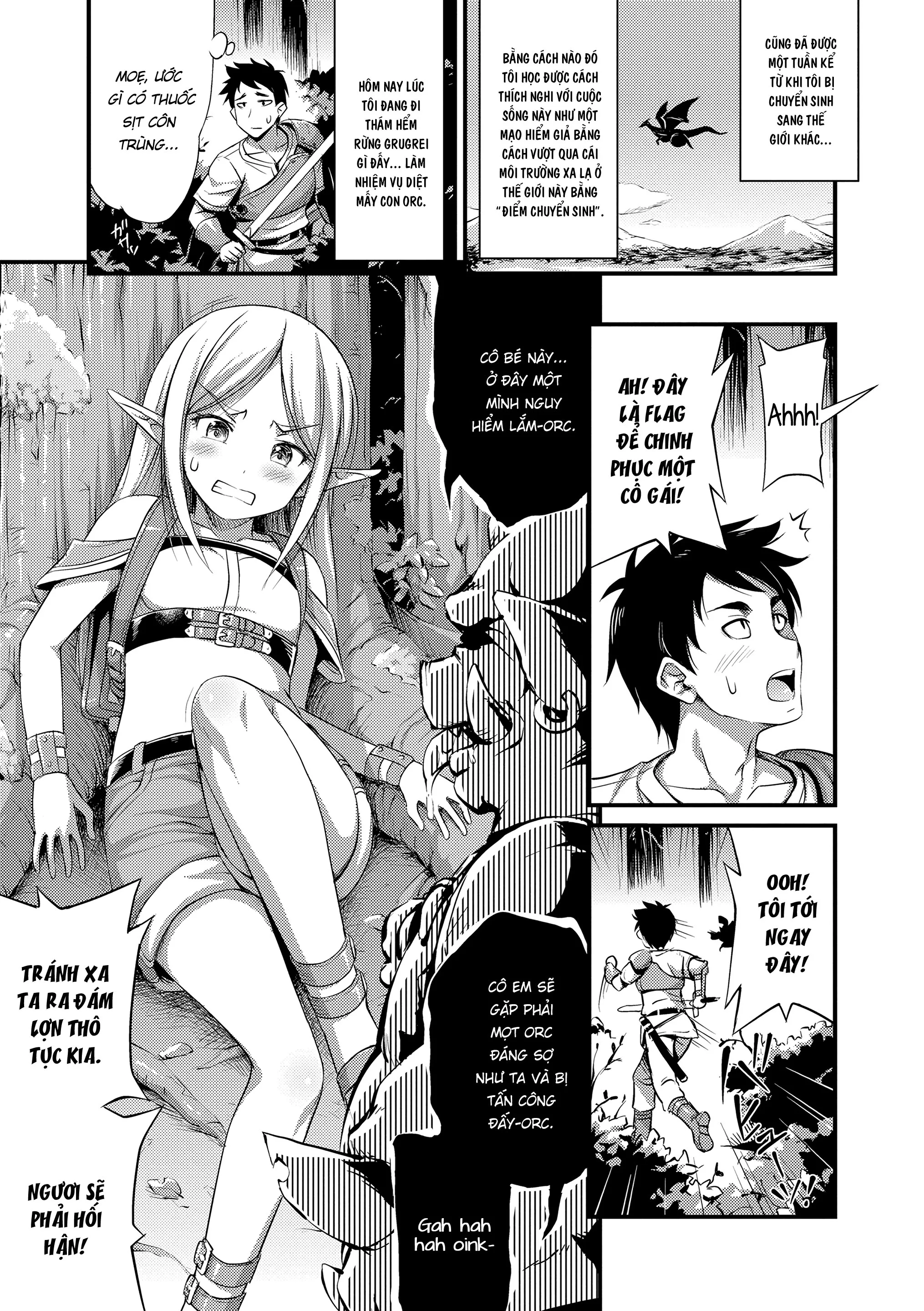 HentaiVN.net - Ảnh 3 - Tôi cứu một bé loli Elf và chuyện này đã xảy ra... [Isekai de Loli Elf Tasuketara Kou Natta ; I Saved a Loli Elf in Another World and This Happened ; 異世界でロリエルフ助けたらこうなった] - Oneshot