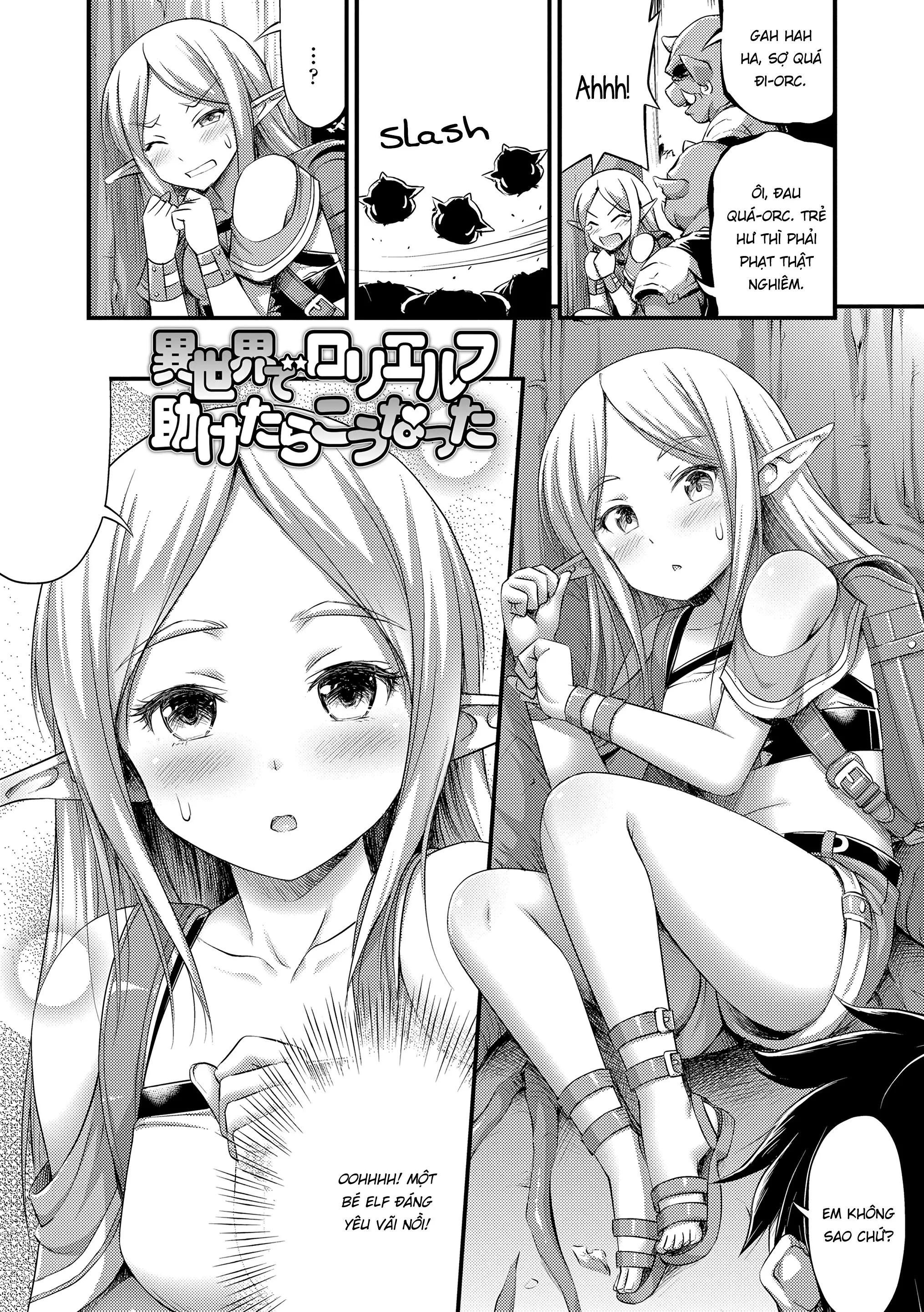 HentaiVN.net - Ảnh 4 - Tôi cứu một bé loli Elf và chuyện này đã xảy ra... [Isekai de Loli Elf Tasuketara Kou Natta ; I Saved a Loli Elf in Another World and This Happened ; 異世界でロリエルフ助けたらこうなった] - Oneshot