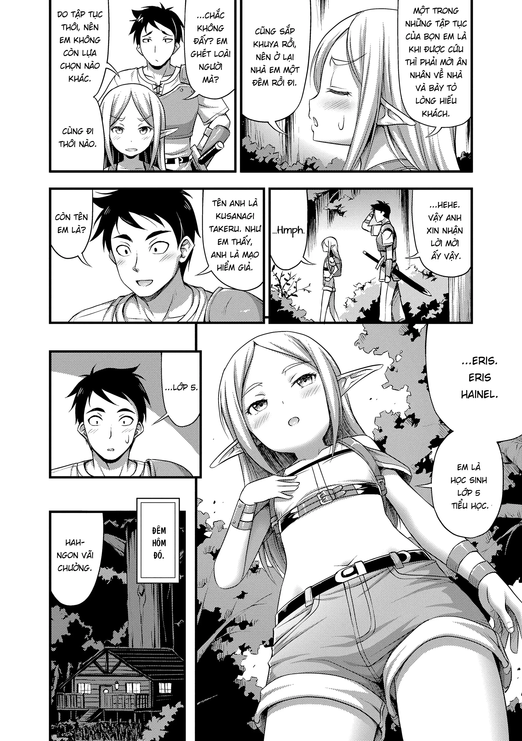 HentaiVN.net - Ảnh 6 - Tôi cứu một bé loli Elf và chuyện này đã xảy ra... [Isekai de Loli Elf Tasuketara Kou Natta ; I Saved a Loli Elf in Another World and This Happened ; 異世界でロリエルフ助けたらこうなった] - Oneshot