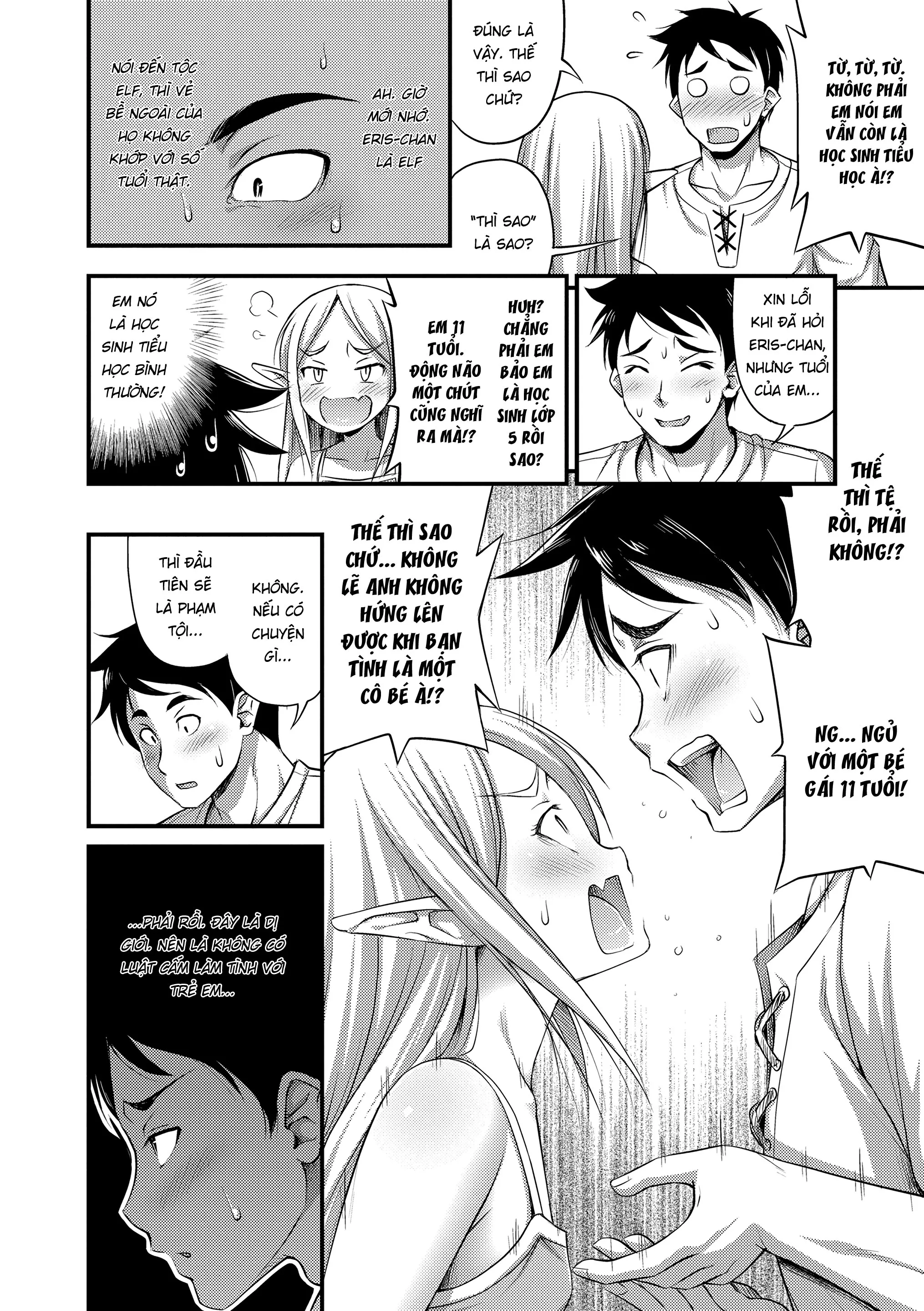 HentaiVN.net - Ảnh 8 - Tôi cứu một bé loli Elf và chuyện này đã xảy ra... [Isekai de Loli Elf Tasuketara Kou Natta ; I Saved a Loli Elf in Another World and This Happened ; 異世界でロリエルフ助けたらこうなった] - Oneshot