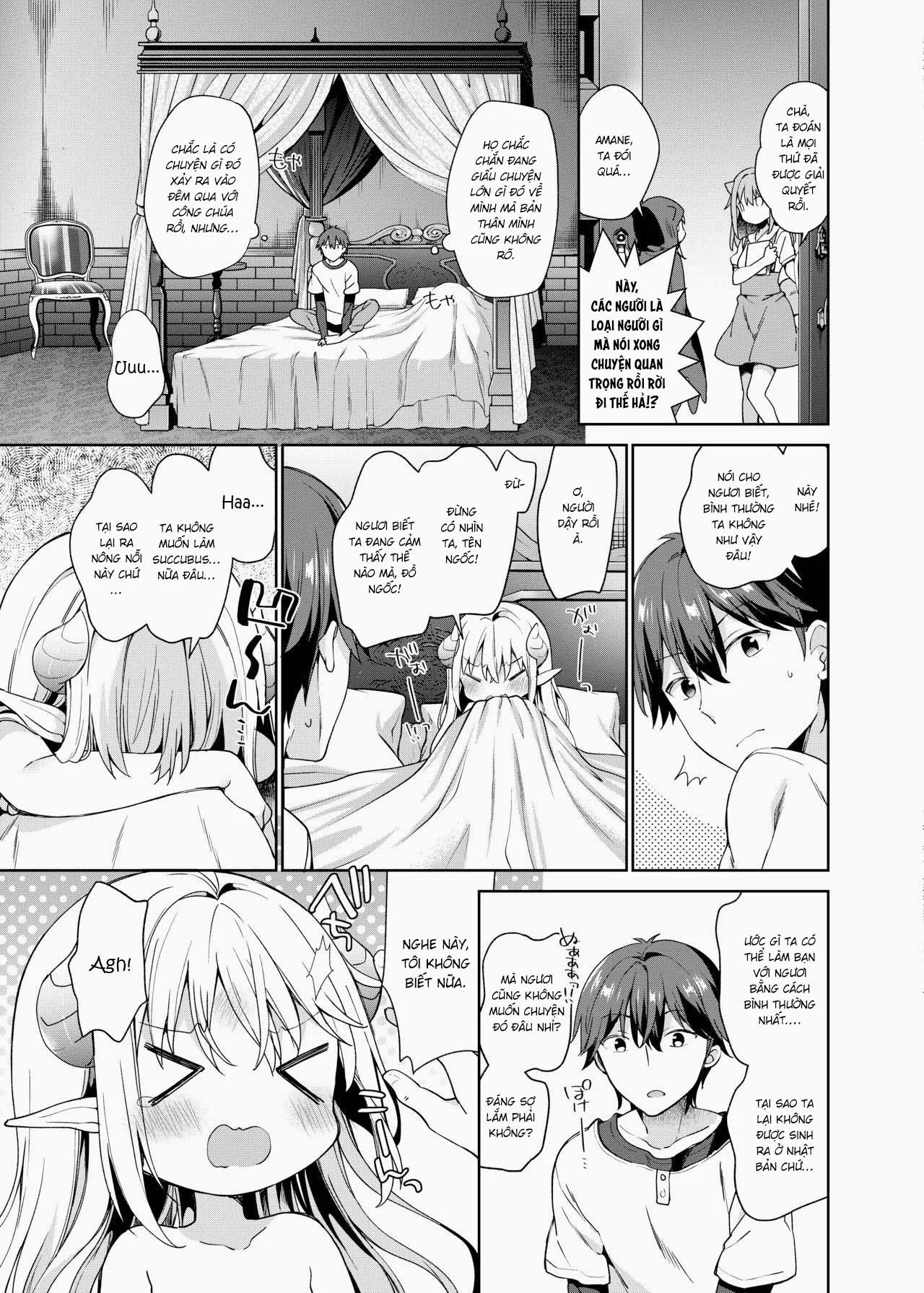 HentaiVN.net - Ảnh 25 - Chuyển sinh x Ma vương x Succubus [Isekai x Maou x Succubus] - Oneshot
