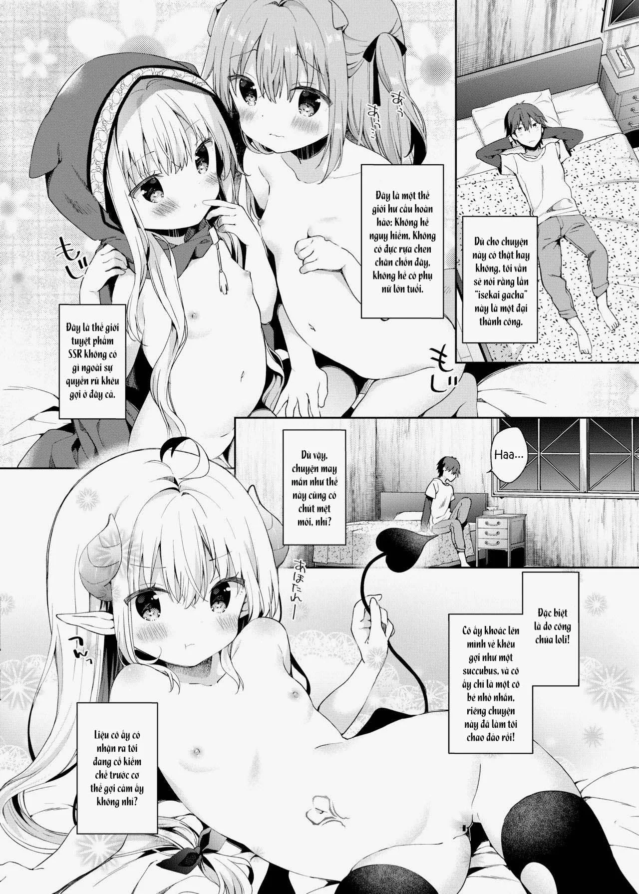 HentaiVN.net - Ảnh 8 - Chuyển sinh x Ma vương x Succubus [Isekai x Maou x Succubus] - Oneshot