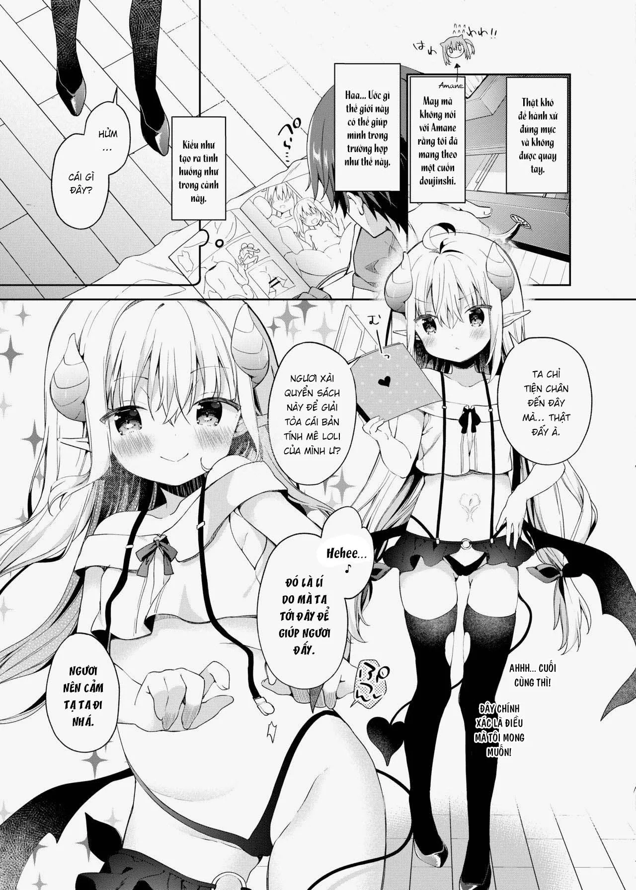 HentaiVN.net - Ảnh 9 - Chuyển sinh x Ma vương x Succubus [Isekai x Maou x Succubus] - Oneshot
