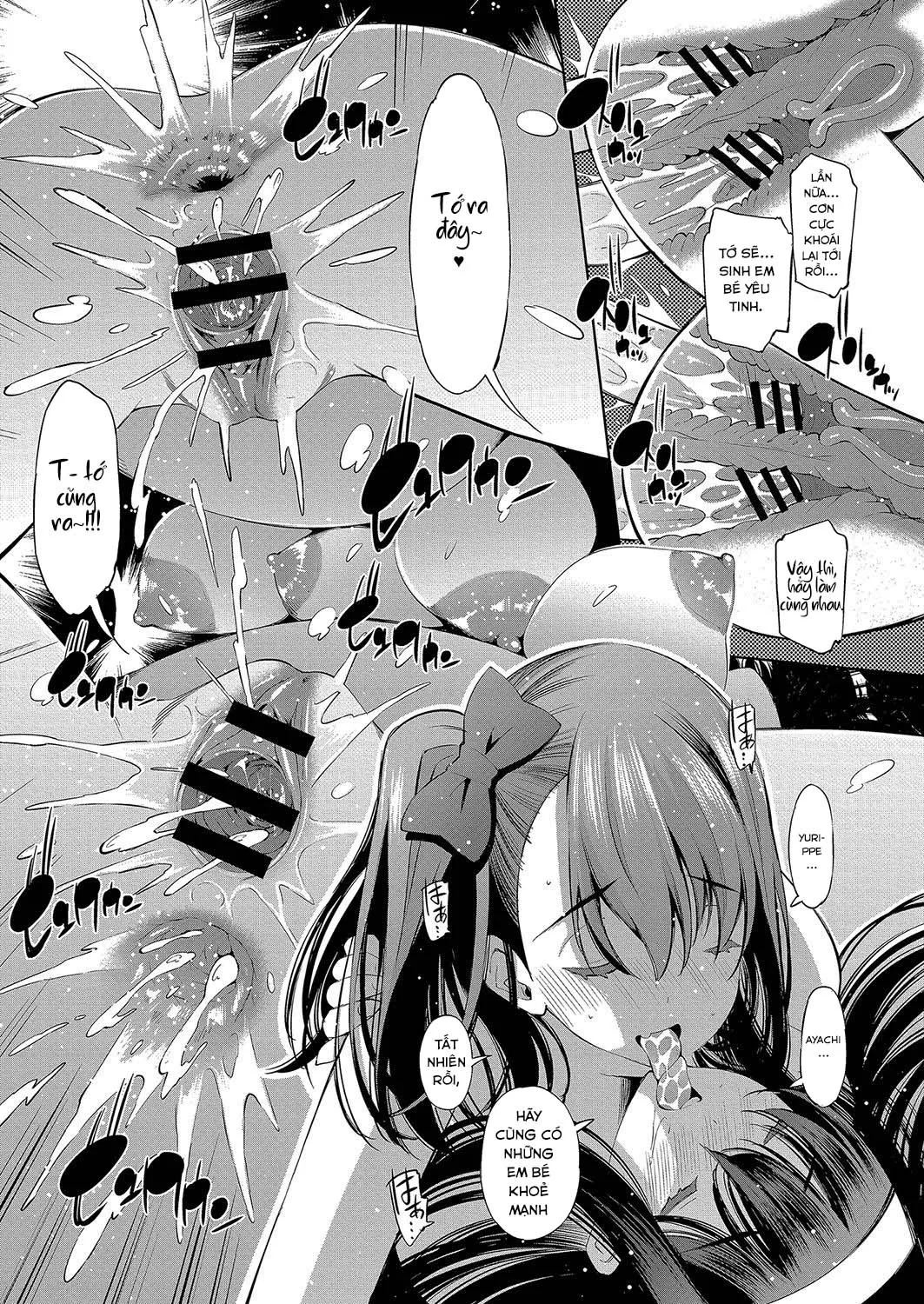 HentaiVN.net - Ảnh 21 - Hai gái làng chơi được triệu hồi để hiến tế cho bọn Goblin [Isekai Enkou Oyajigari JK to Hanshokuki no Goblin] - Oneshot