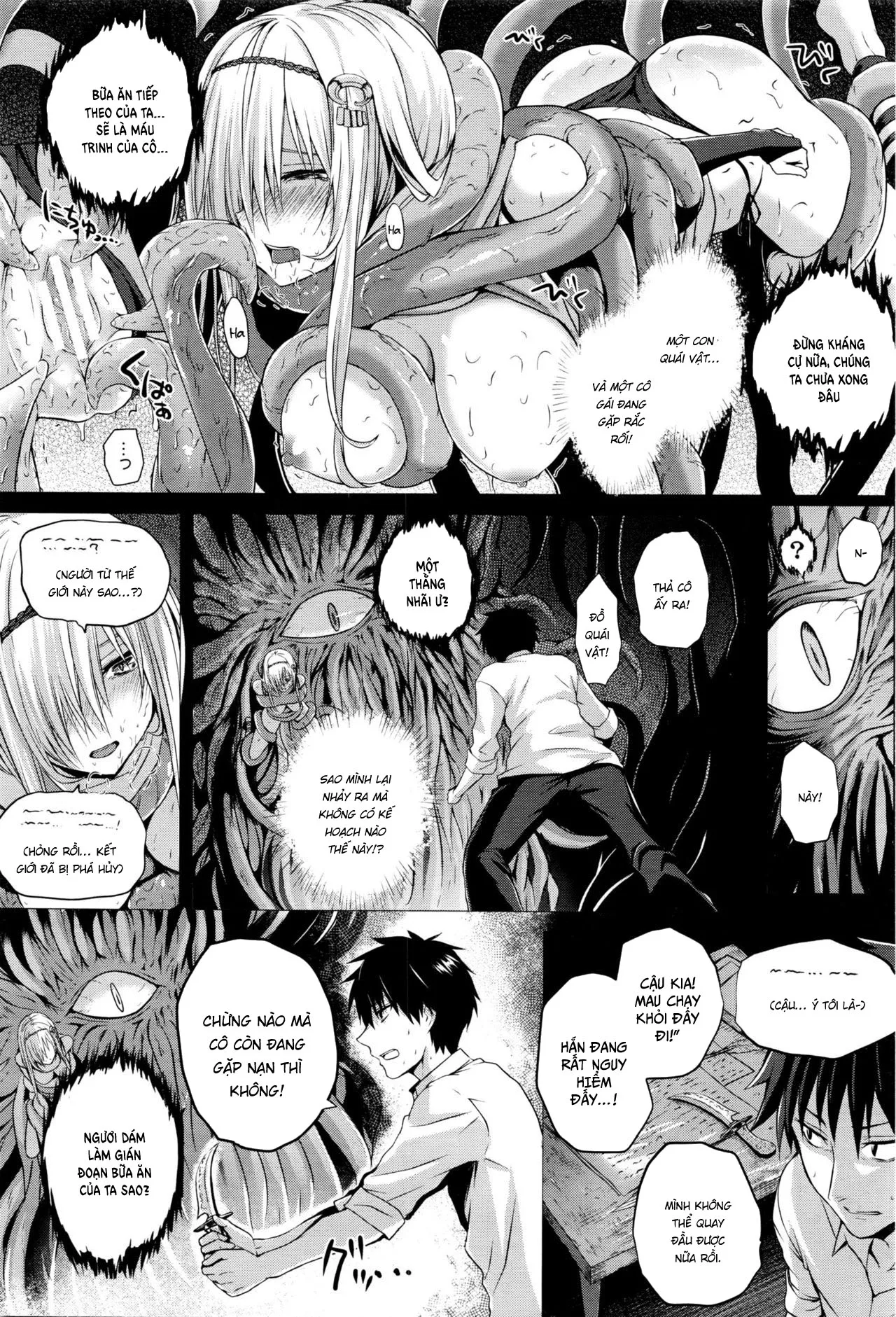 HentaiVN.net - Ảnh 6 - Pháp sư đến từ thế giới khác [Isekai no Mahoutsukai] - Oneshot