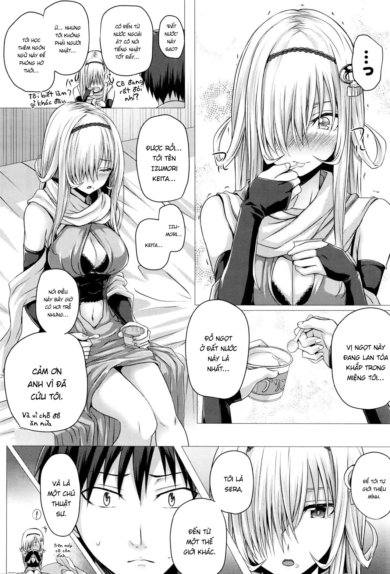 HentaiVN.net - Ảnh 8 - Pháp sư đến từ thế giới khác [Isekai no Mahoutsukai] - Oneshot