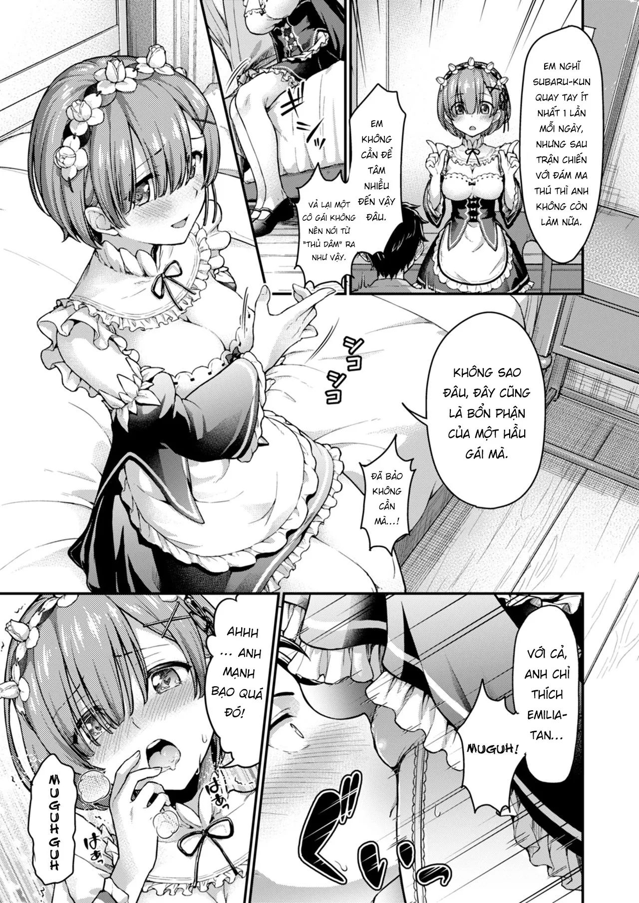 HentaiVN.net - Ảnh 4 - Phần Thưởng Của Subaru [Ecchi kara Hajimeru Fujun Isei Kouyuu – illicit sexual relationship] - Oneshot