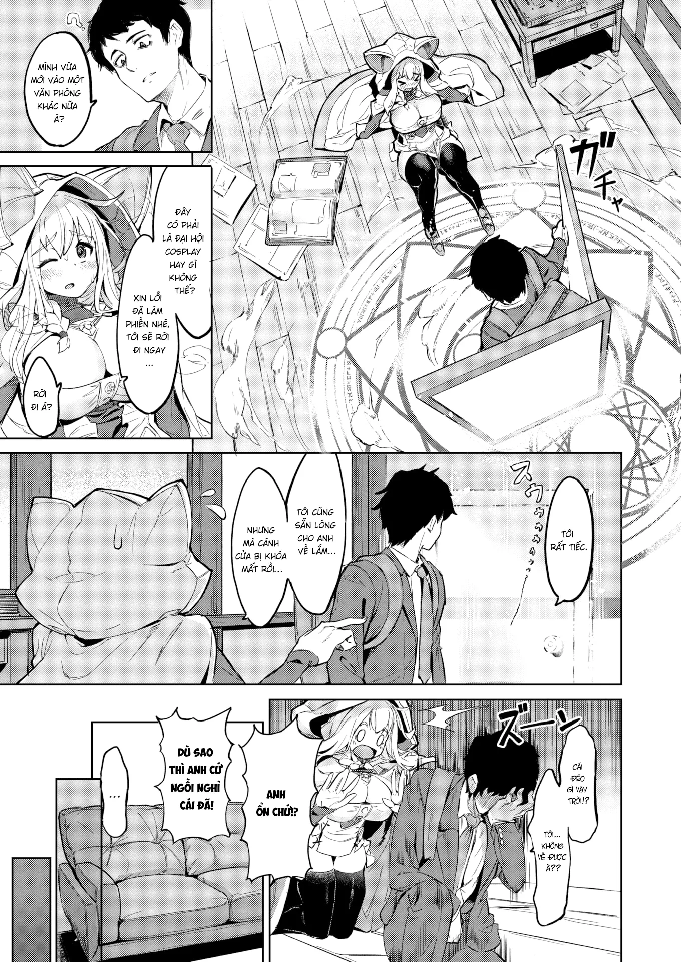 HentaiVN.net - Ảnh 5 - Hãy hướng dẫn em thêm về tập tục của thế giới khác! - Oneshot