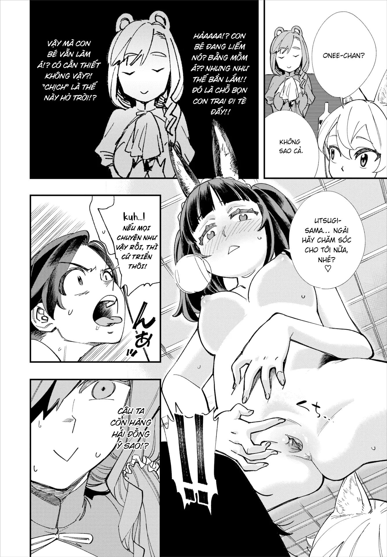 HentaiVN.net - Ảnh 9 - Dị giới này không có 18+ - Chap 7
