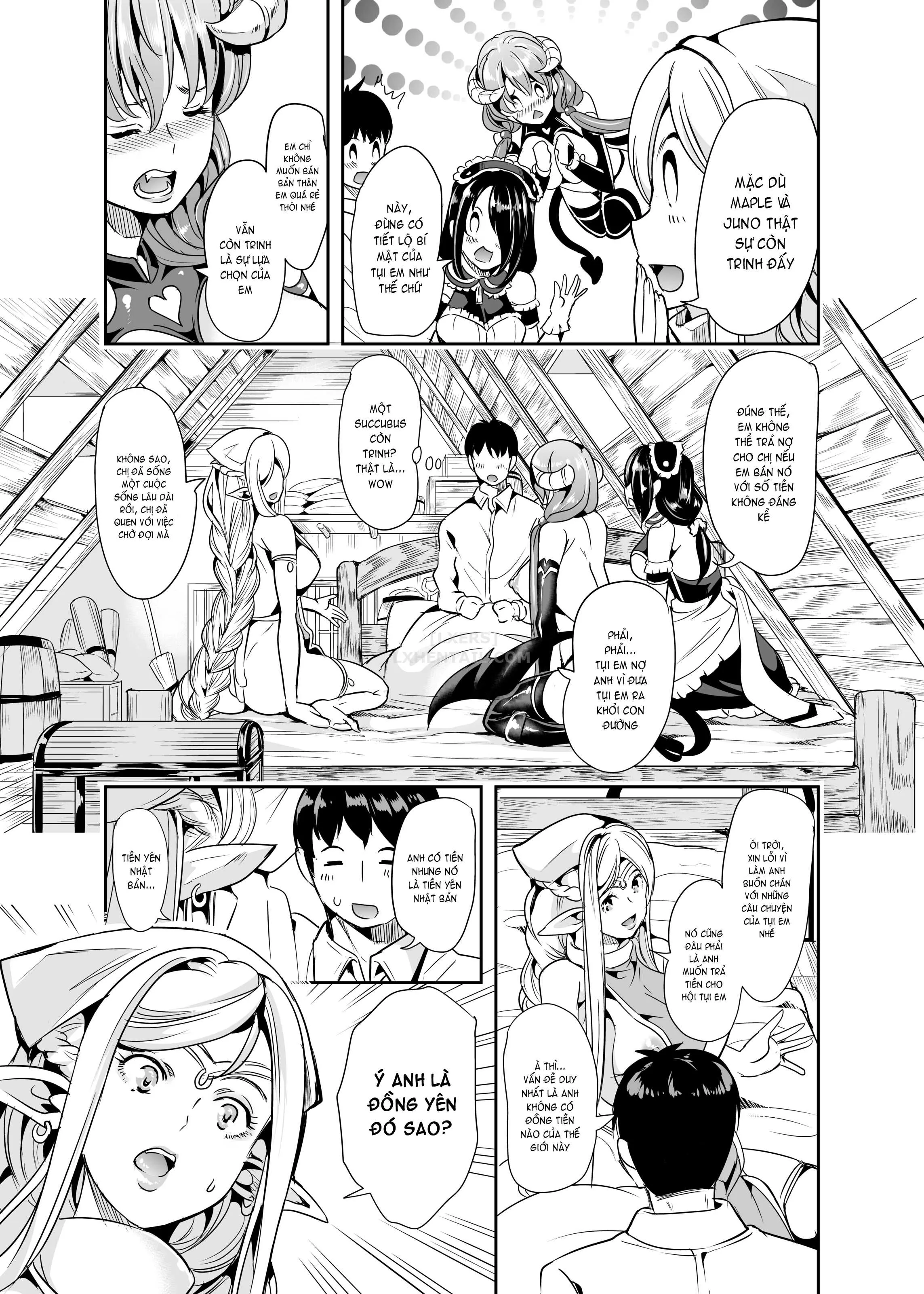 HentaiVN.net - Ảnh 13 - My Harem in Another World Collection - Chap 1