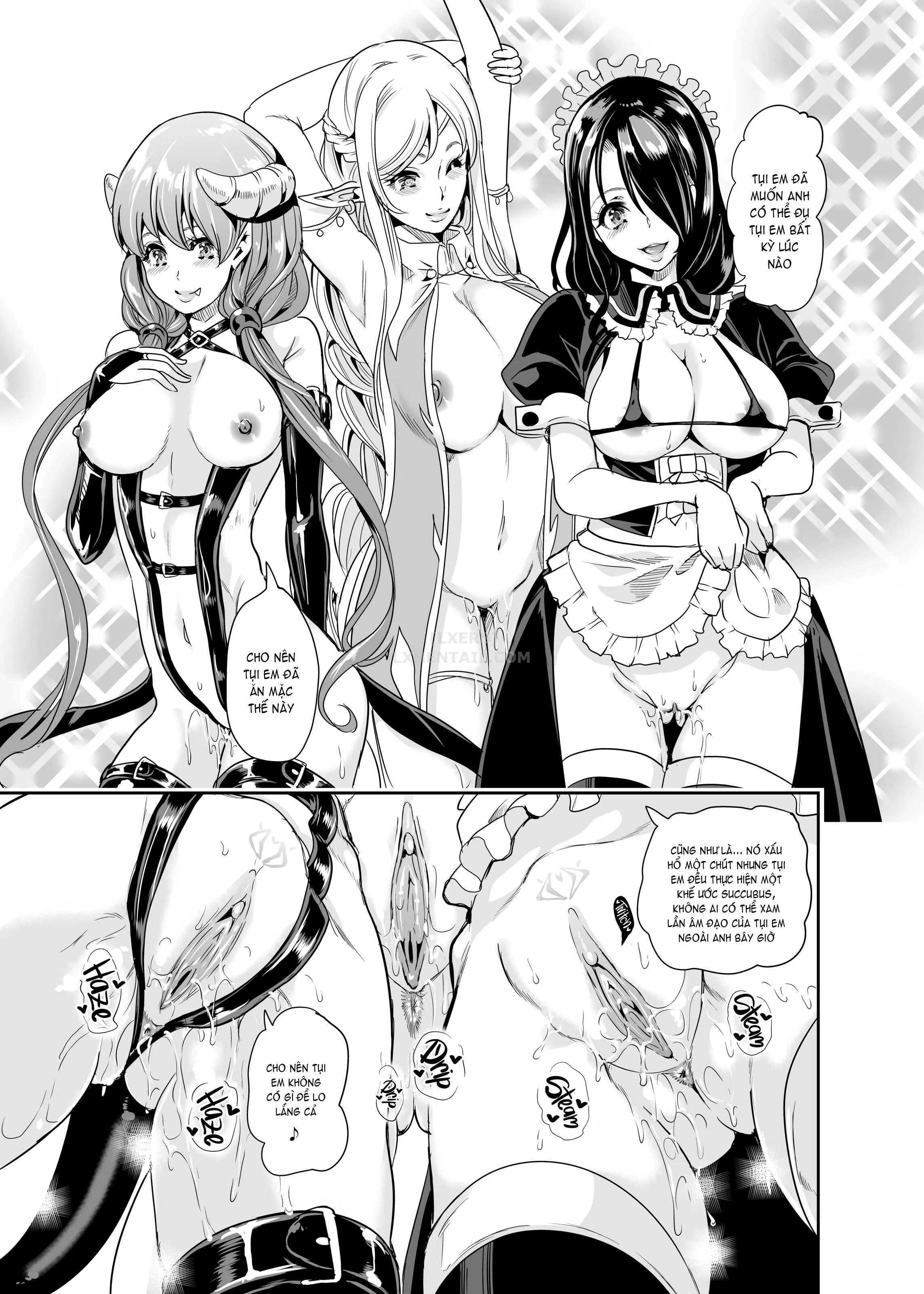 HentaiVN.net - Ảnh 10 - My Harem in Another World Collection - Chap 2