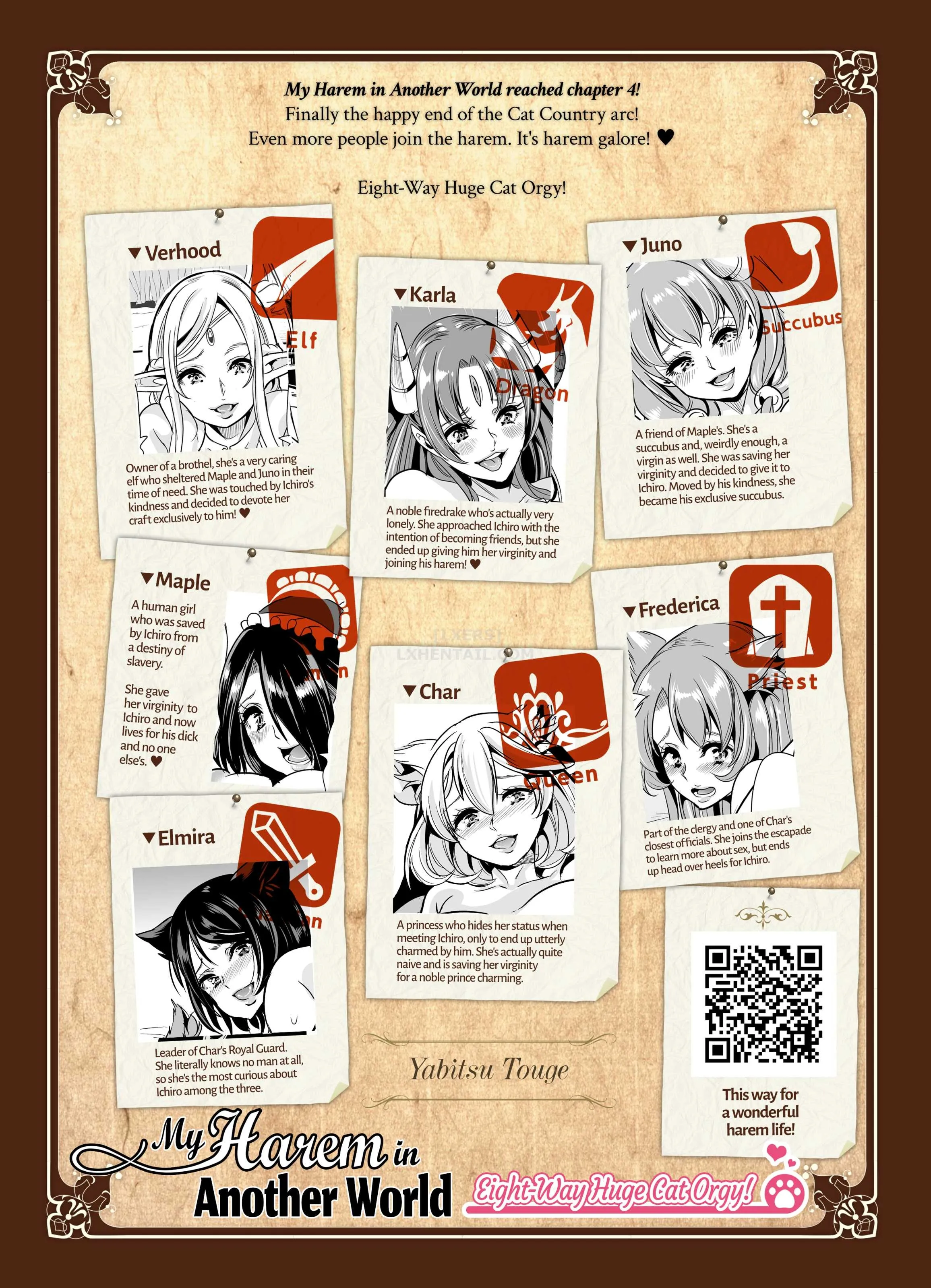 HentaiVN.net - Ảnh 54 - My Harem in Another World Collection - Chap 4 - Eight-Way Huge Cat Orgy!