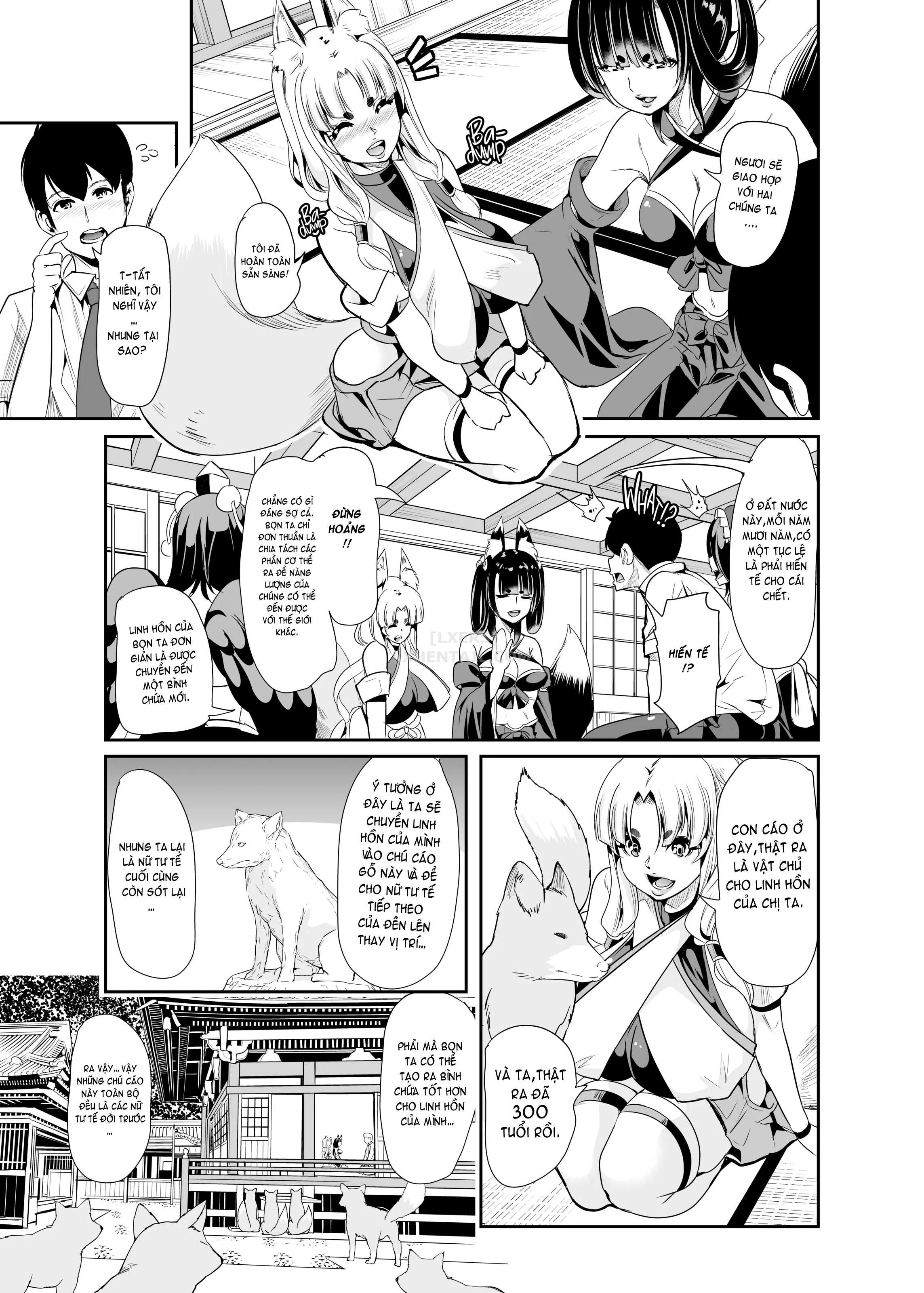 HentaiVN.net - Ảnh 11 - My Harem in Another World Collection - Chap 5 - Cumming with the Kami! Fluffy ❤️ Fucking