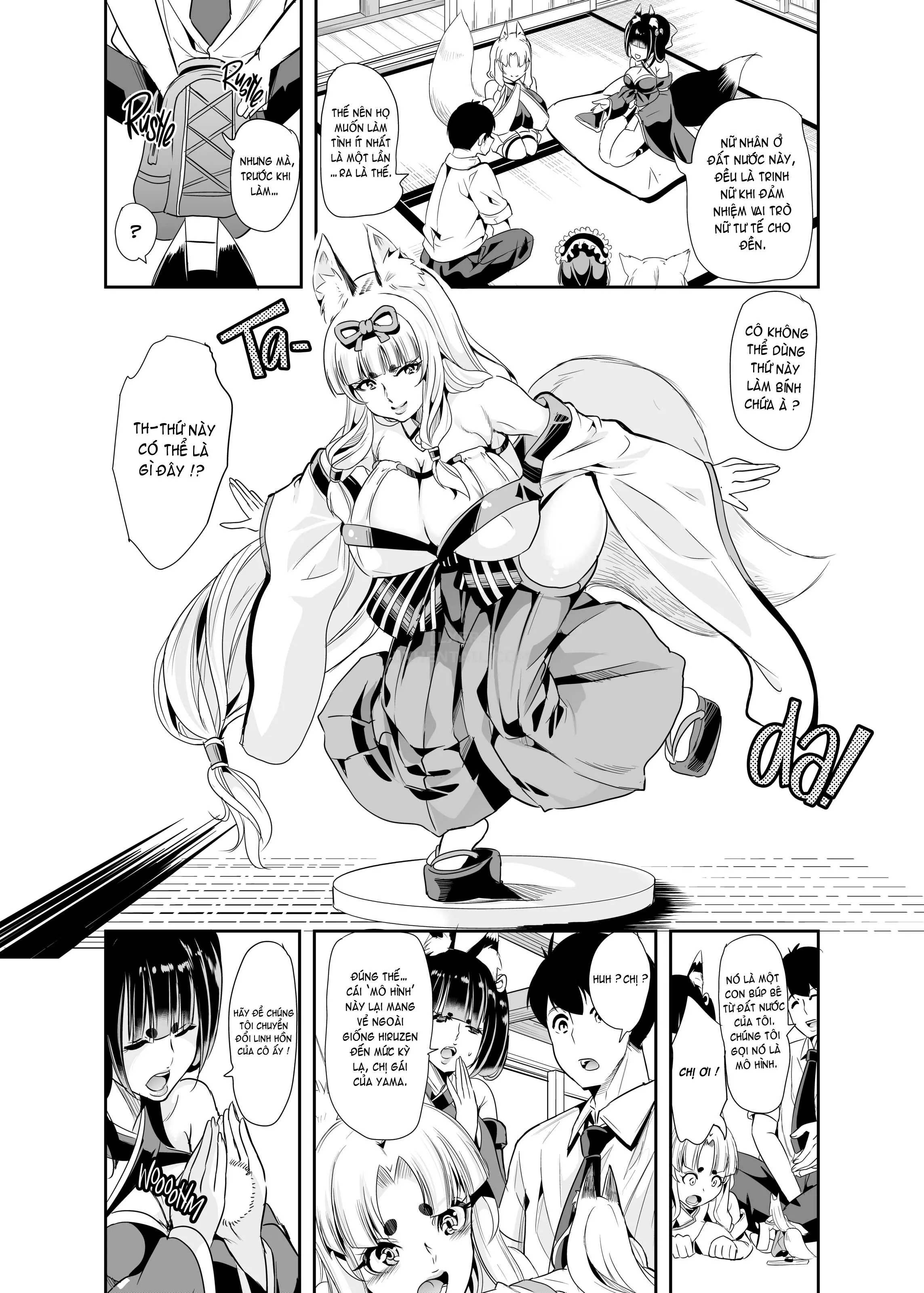 HentaiVN.net - Ảnh 12 - My Harem in Another World Collection - Chap 5 - Cumming with the Kami! Fluffy ❤️ Fucking
