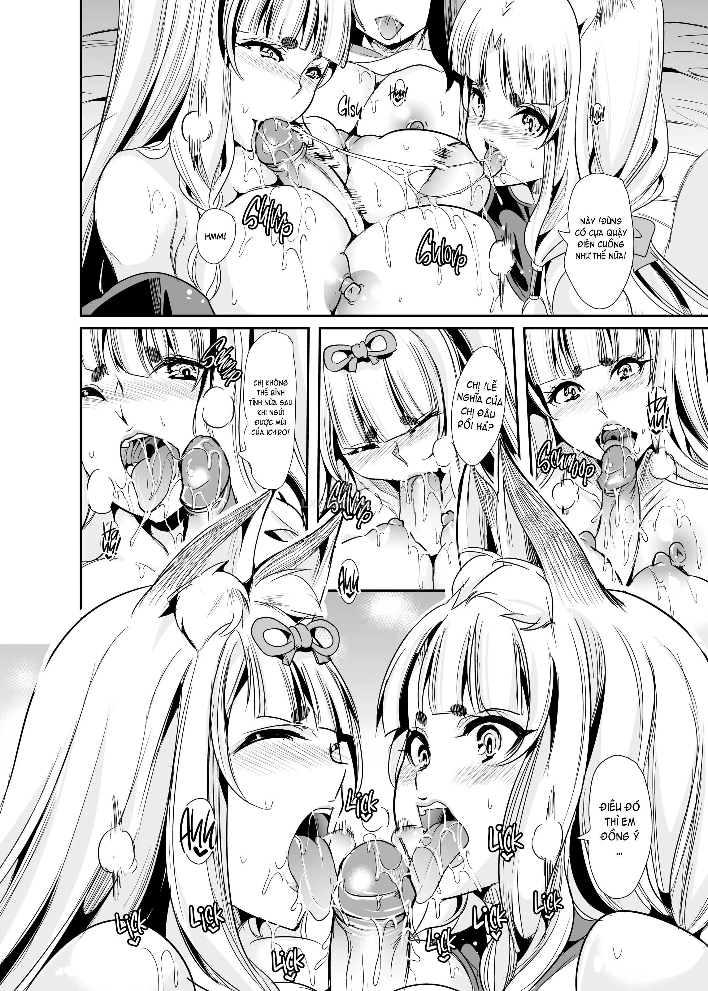 HentaiVN.net - Ảnh 27 - My Harem in Another World Collection - Chap 5 - Cumming with the Kami! Fluffy ❤️ Fucking