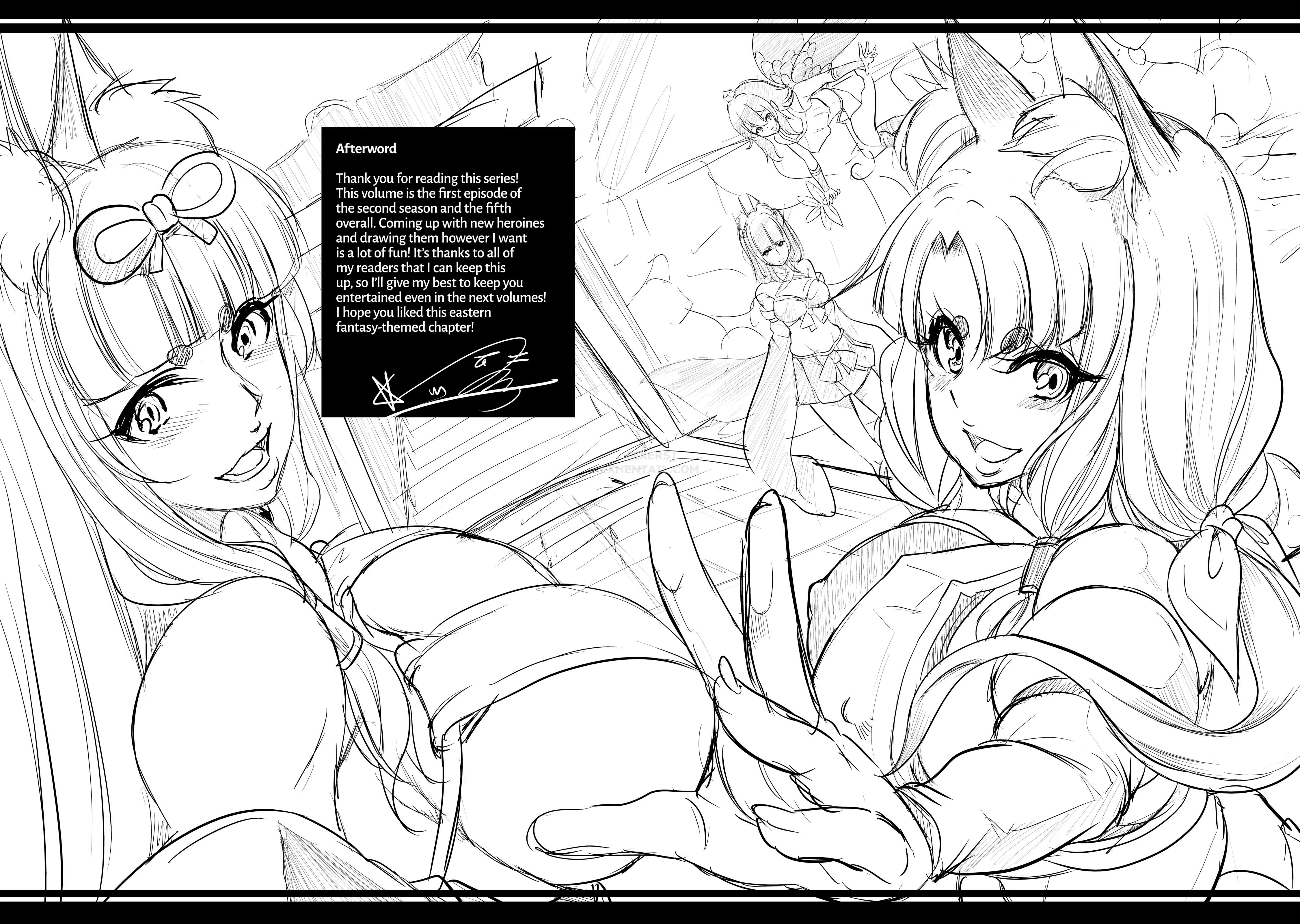 HentaiVN.net - Ảnh 56 - My Harem in Another World Collection - Chap 5 - Cumming with the Kami! Fluffy ❤️ Fucking