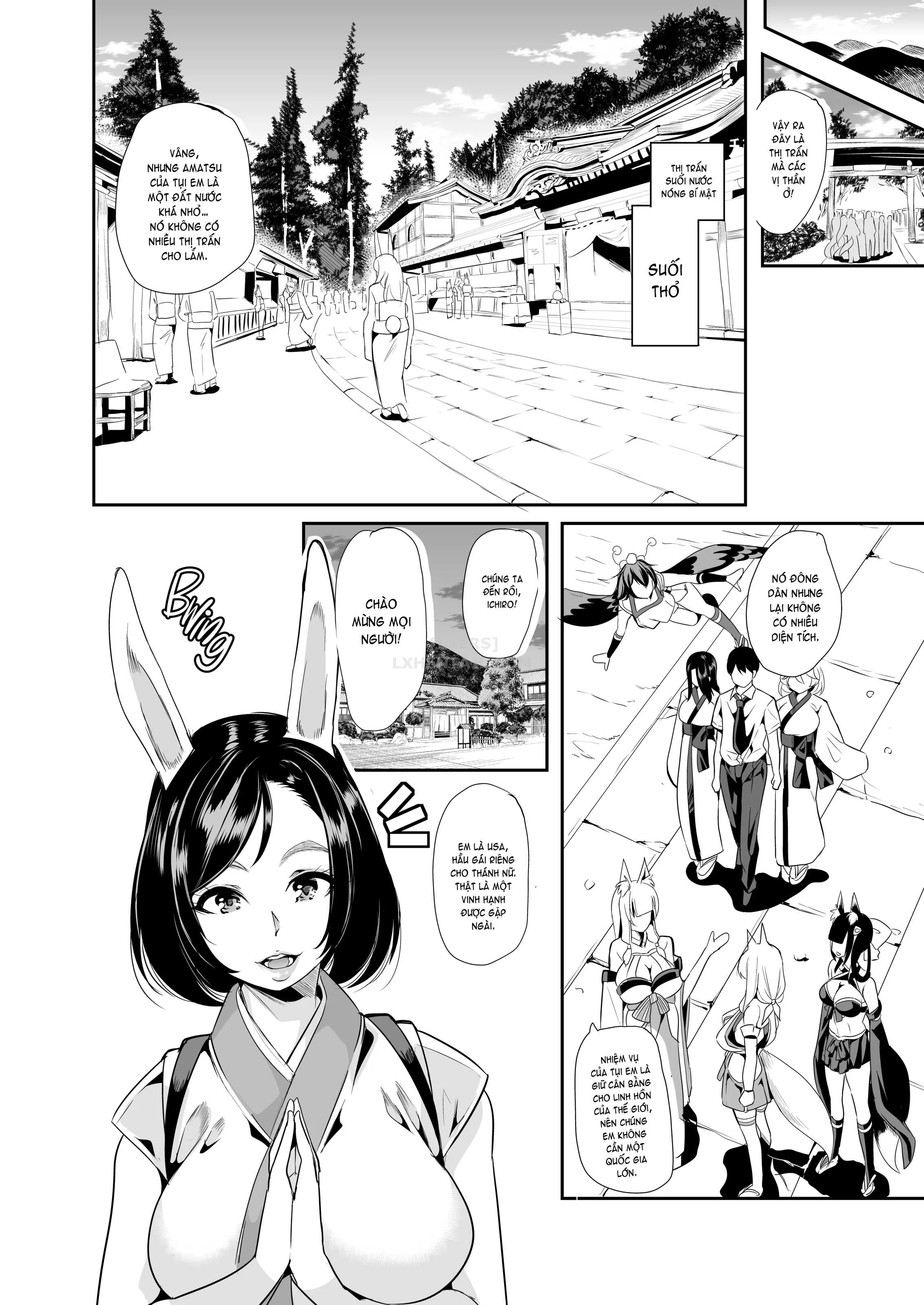 HentaiVN.net - Ảnh 10 - My Harem in Another World Collection - Chap 6 - Hot, Steamy Bath! Fluffy ❤️ Fucking