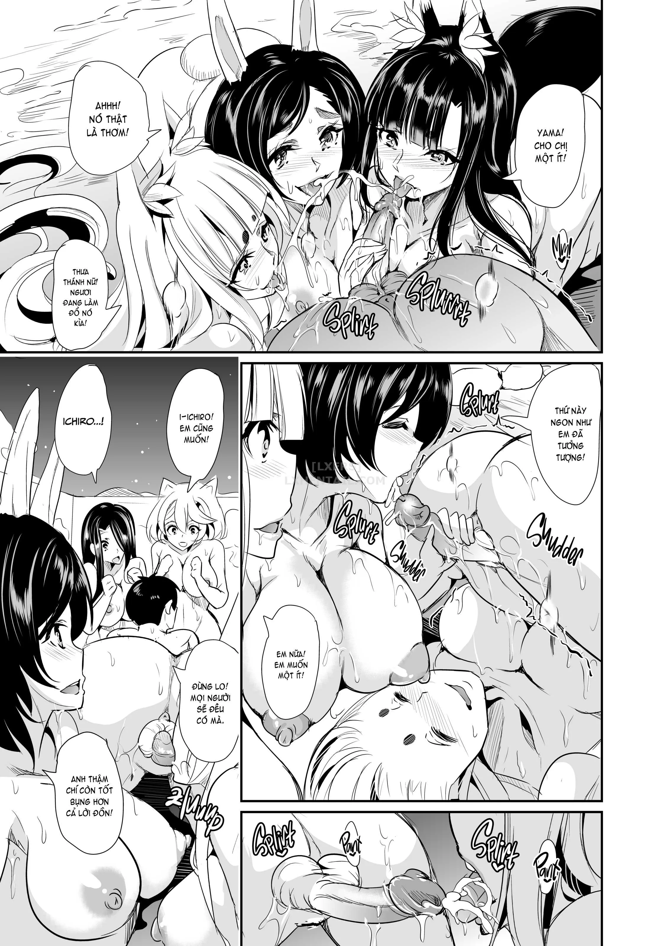 HentaiVN.net - Ảnh 26 - My Harem in Another World Collection - Chap 6 - Hot, Steamy Bath! Fluffy ❤️ Fucking
