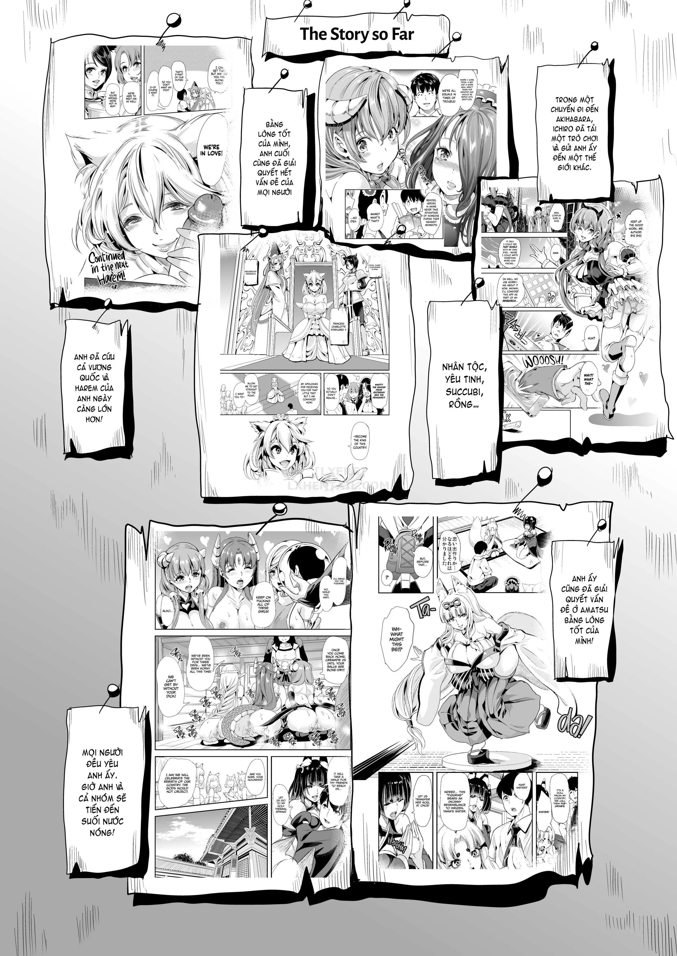 HentaiVN.net - Ảnh 7 - My Harem in Another World Collection - Chap 6 - Hot, Steamy Bath! Fluffy ❤️ Fucking