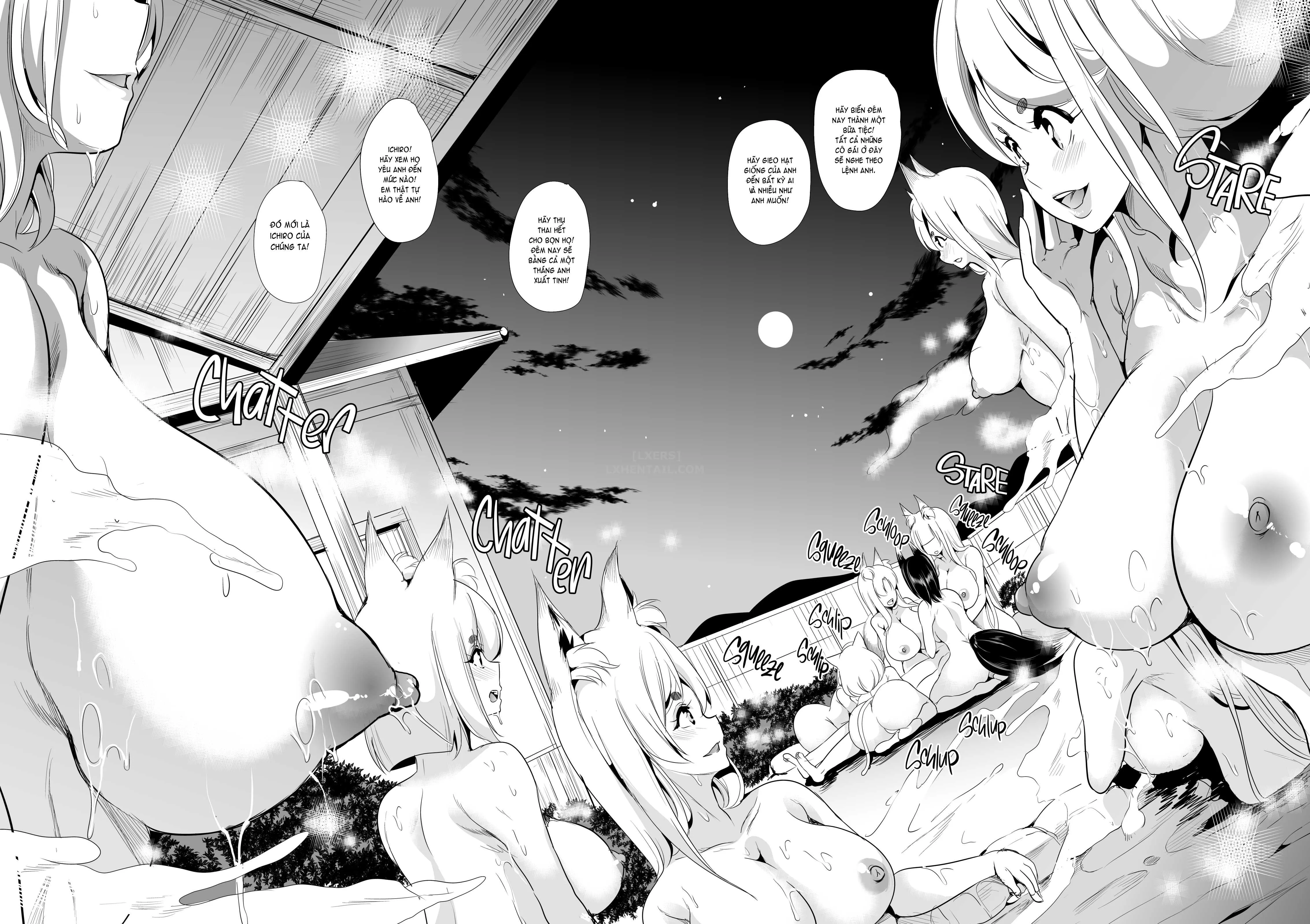 HentaiVN.net - Ảnh 9 - My Harem in Another World Collection - Chap 6 - Hot, Steamy Bath! Fluffy ❤️ Fucking