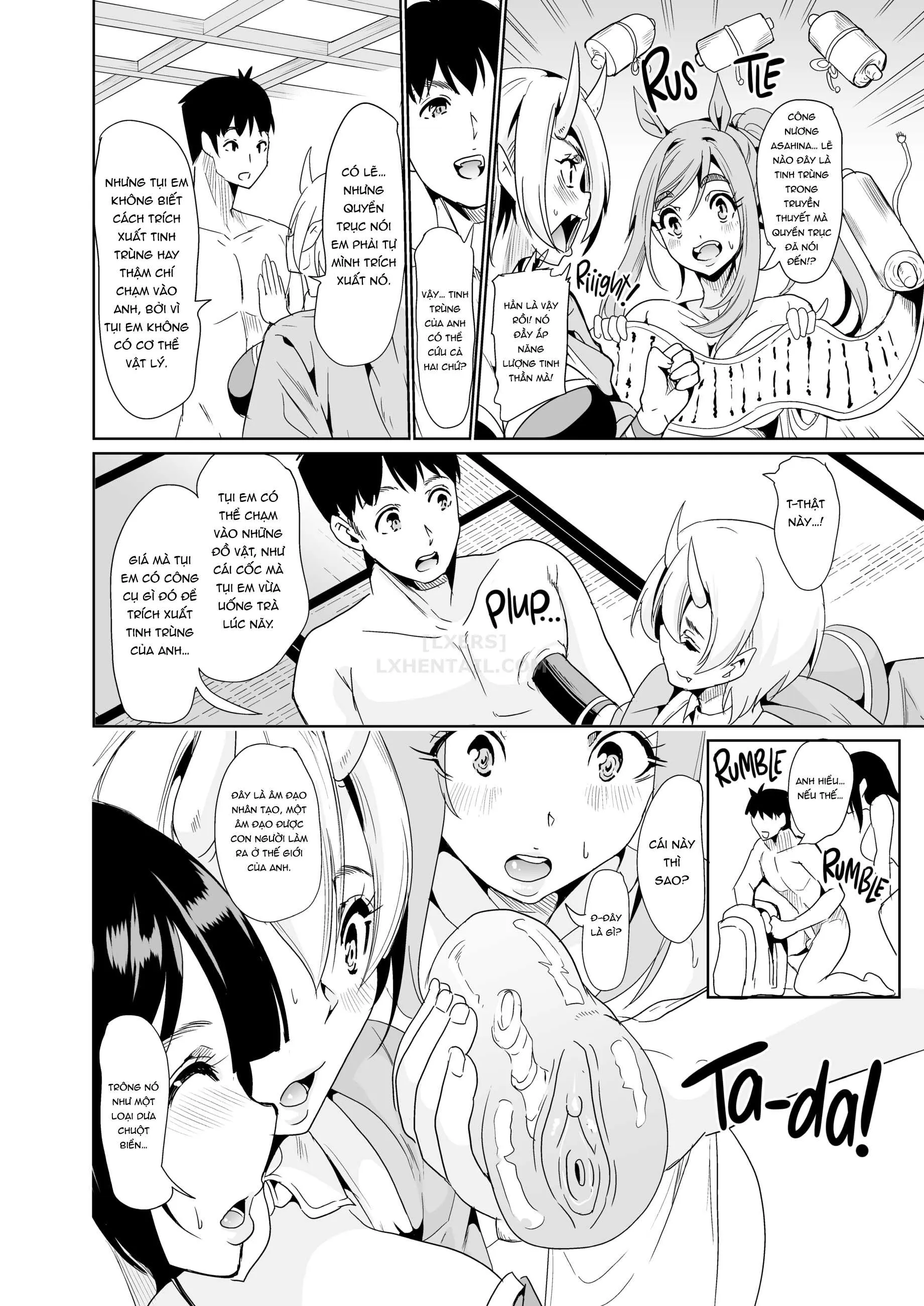 HentaiVN.net - Ảnh 15 - My Harem in Another World Collection - Chap 7 - Cumming With the Devil! - Pussies from Hell!