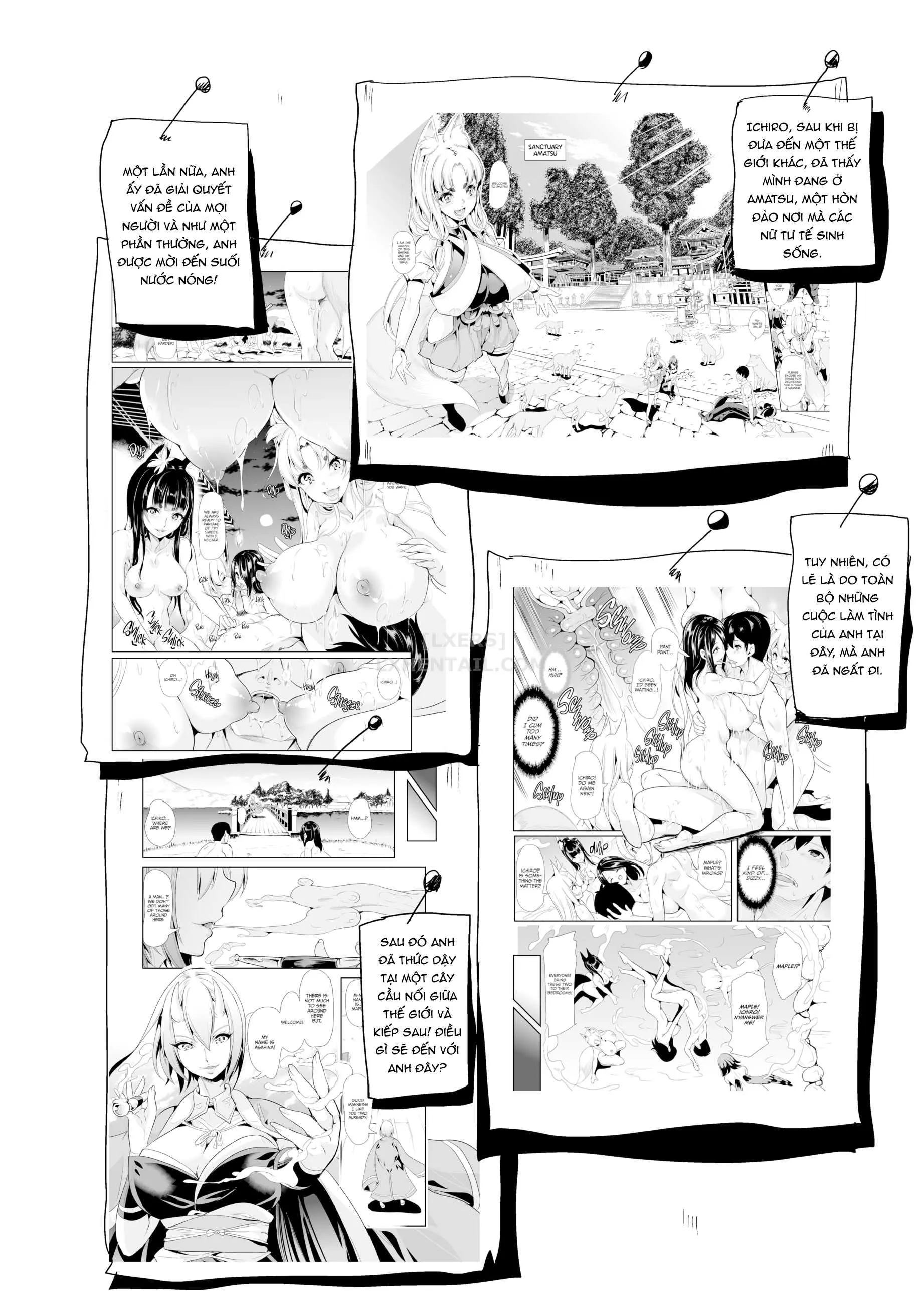 HentaiVN.net - Ảnh 7 - My Harem in Another World Collection - Chap 7 - Cumming With the Devil! - Pussies from Hell!
