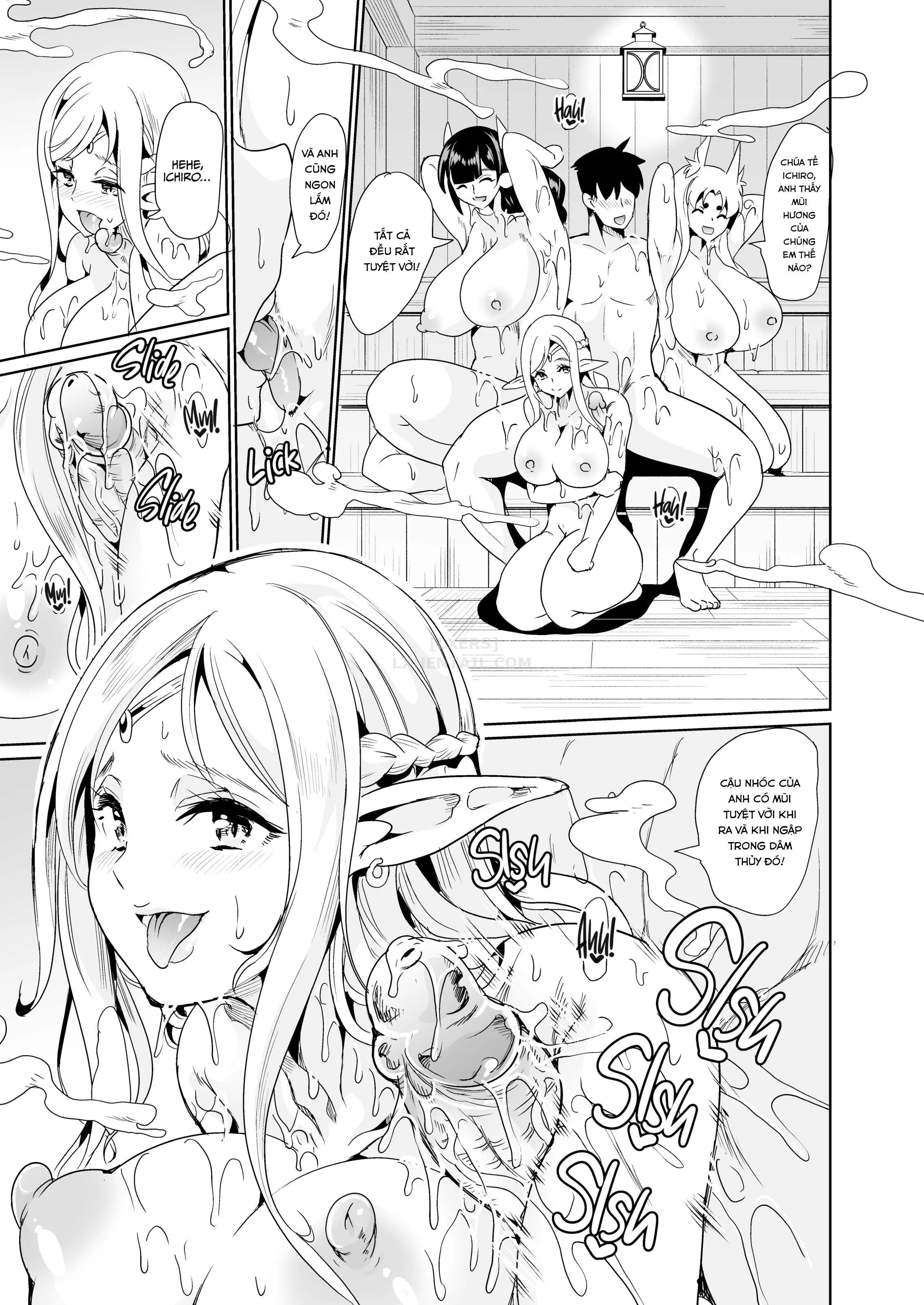 HentaiVN.net - Ảnh 45 - My Harem in Another World Collection - Chap 8 - Pussy Carousel - 15-girl Sexual Theme Park