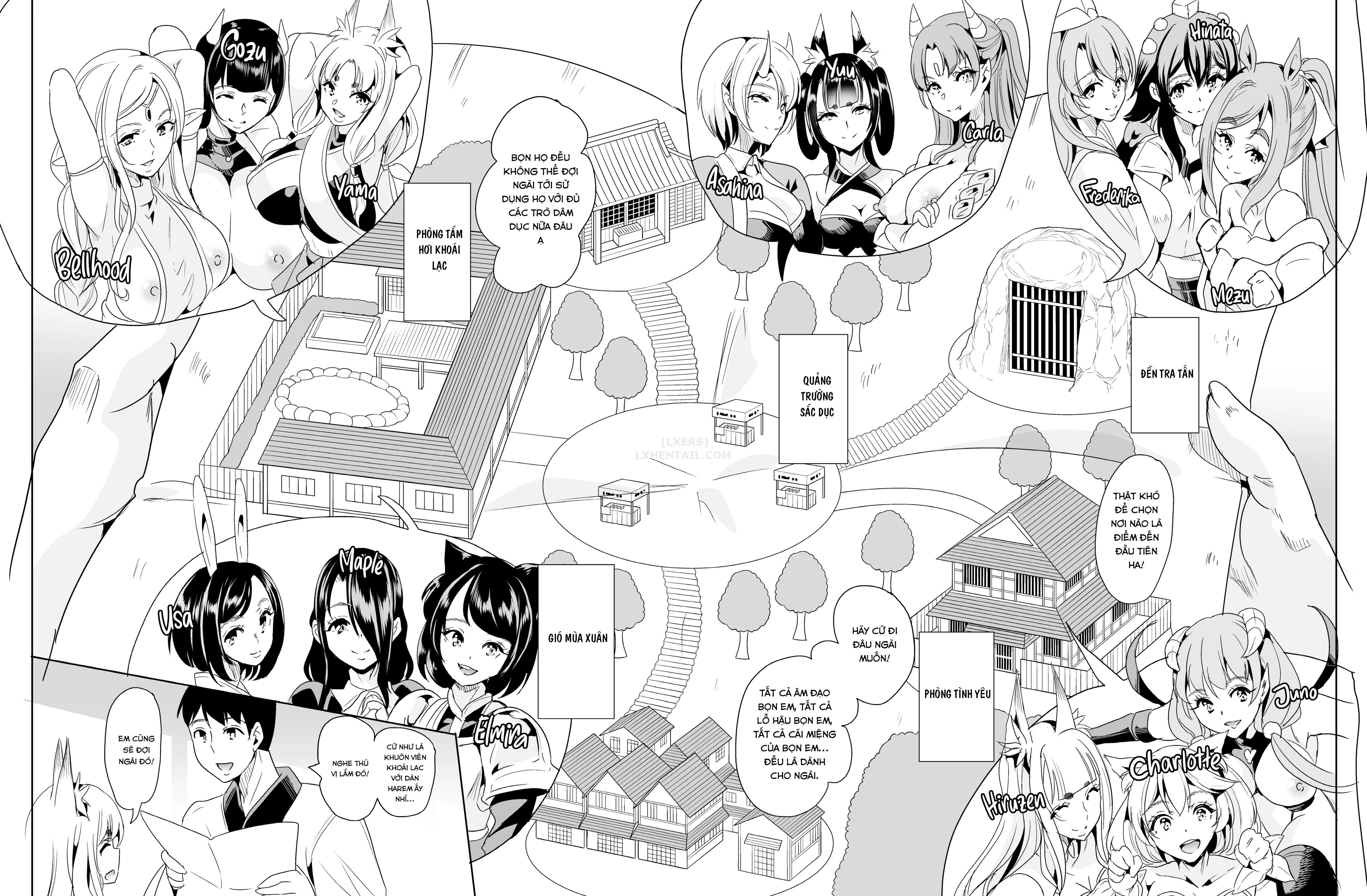 HentaiVN.net - Ảnh 9 - My Harem in Another World Collection - Chap 8 - Pussy Carousel - 15-girl Sexual Theme Park
