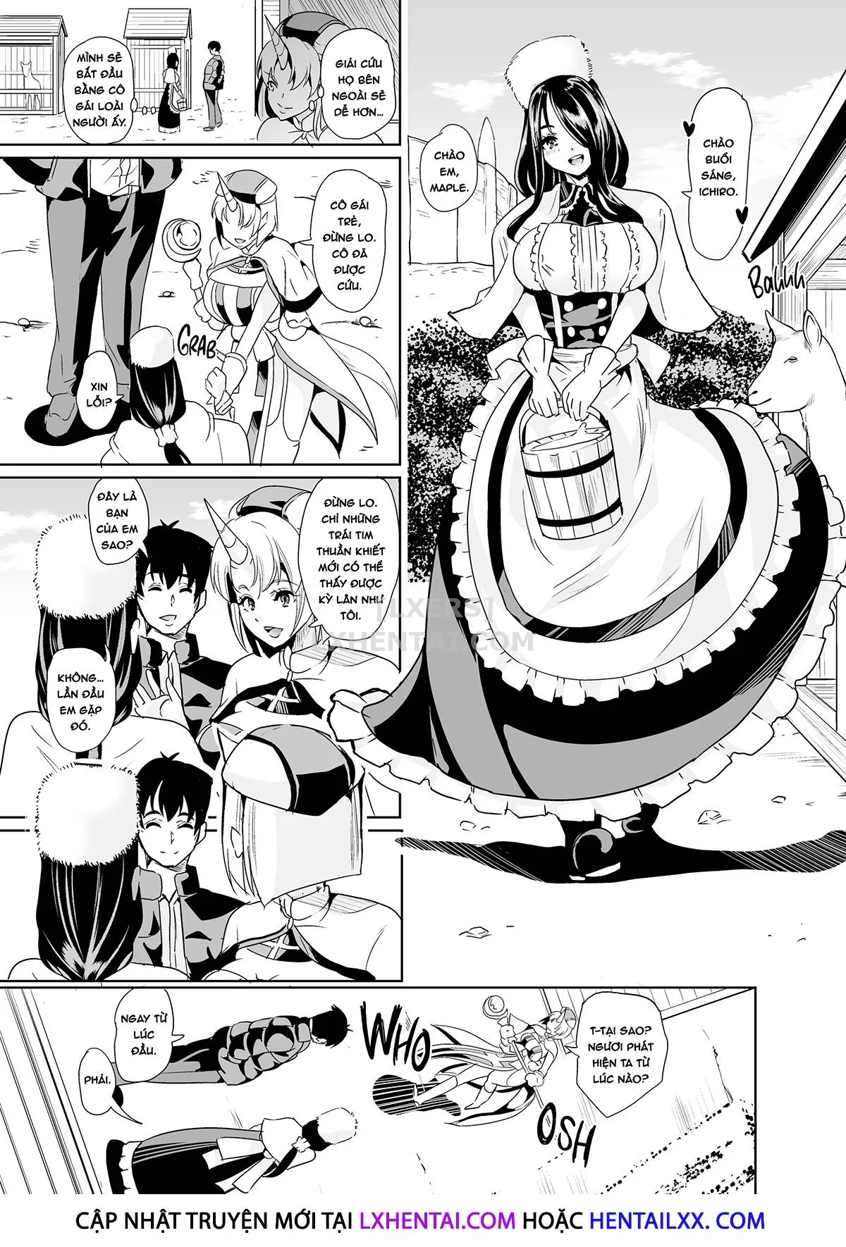 HentaiVN.net - Ảnh 10 - My Harem in Another World Collection - Chap 9 - Defeated by Dick, Fucking for Justice