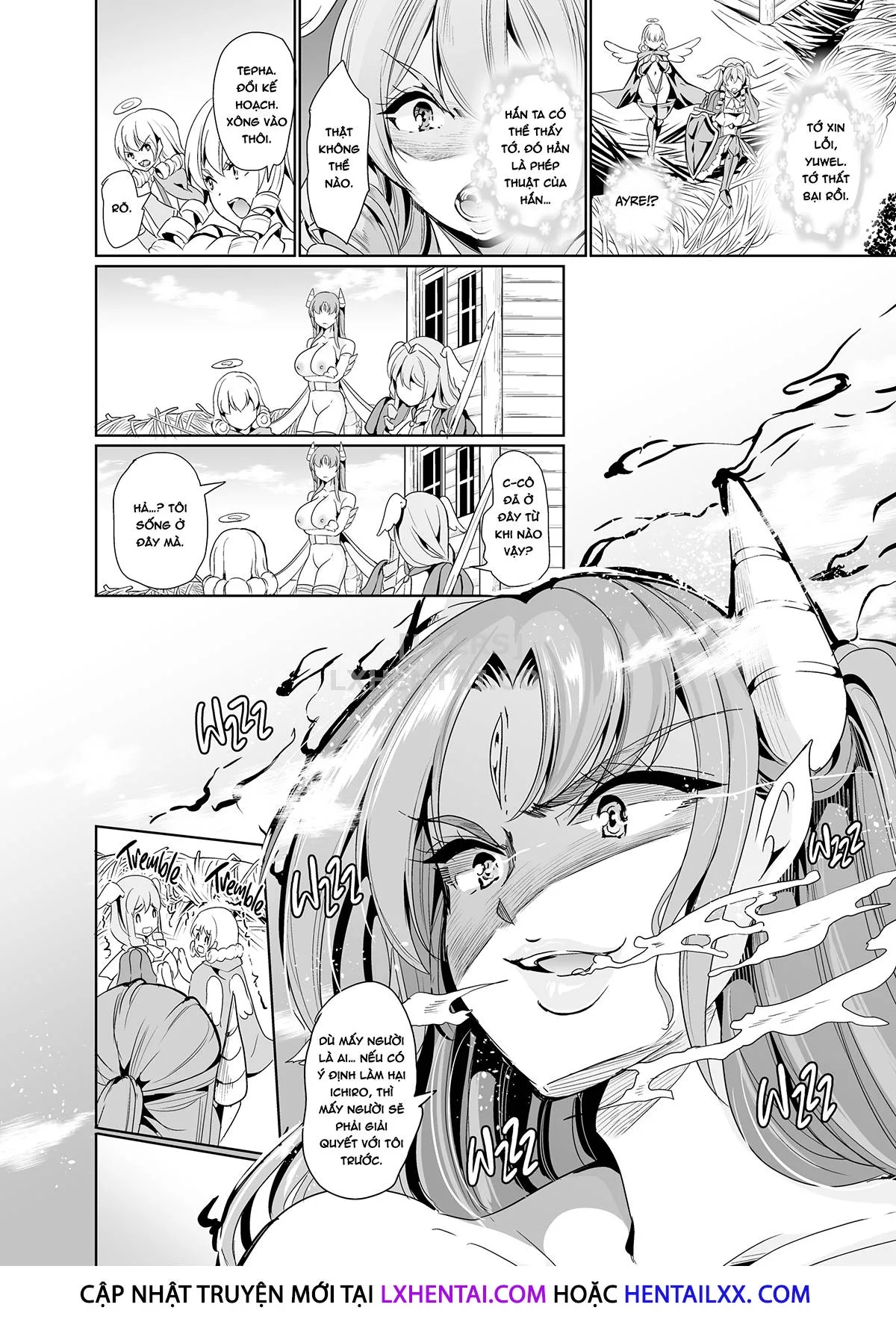 HentaiVN.net - Ảnh 11 - My Harem in Another World Collection - Chap 9 - Defeated by Dick, Fucking for Justice
