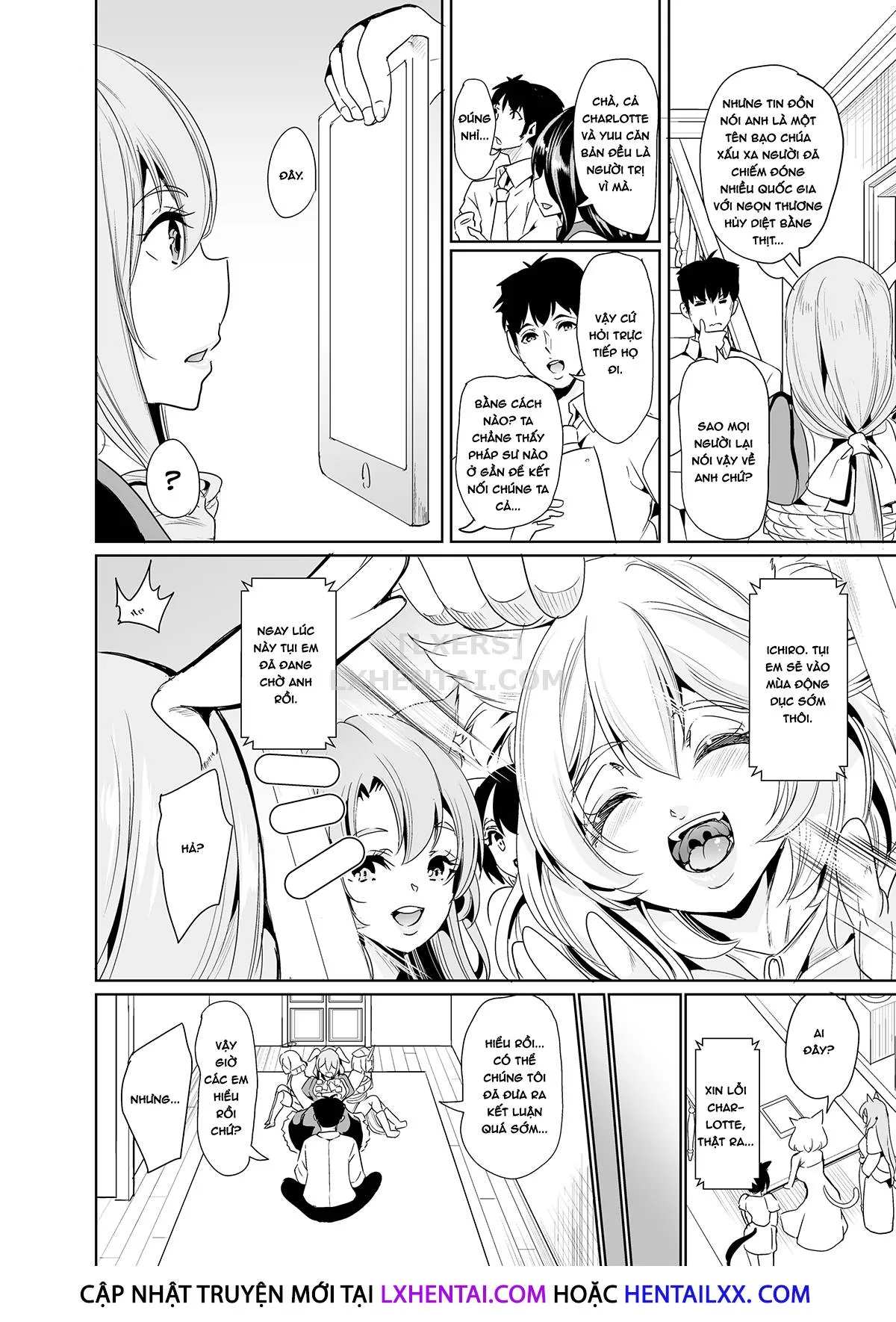 HentaiVN.net - Ảnh 13 - My Harem in Another World Collection - Chap 9 - Defeated by Dick, Fucking for Justice