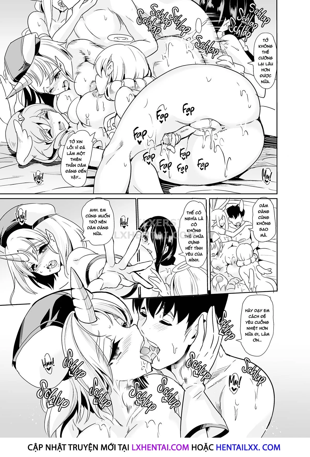 HentaiVN.net - Ảnh 40 - My Harem in Another World Collection - Chap 9 - Defeated by Dick, Fucking for Justice