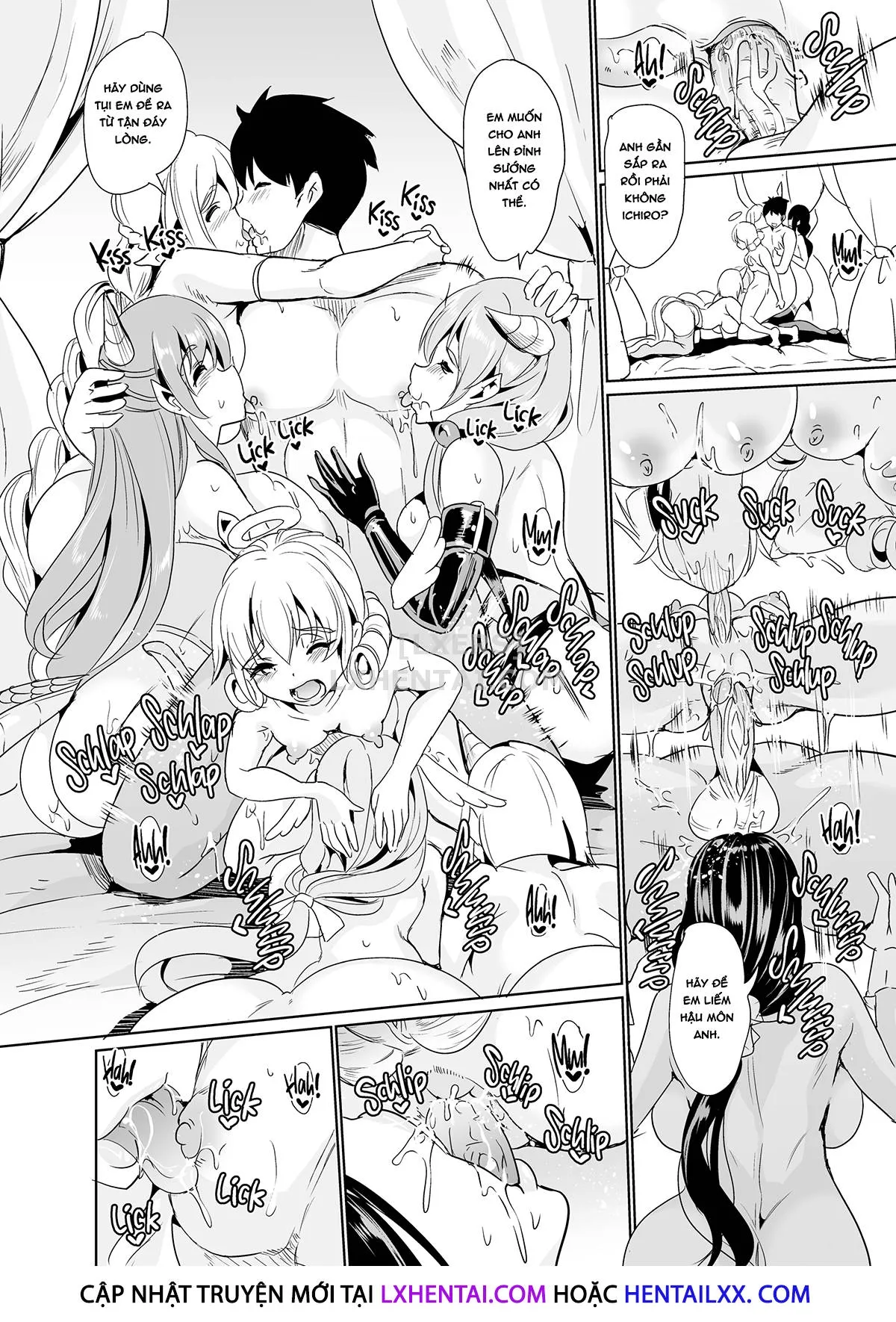 HentaiVN.net - Ảnh 49 - My Harem in Another World Collection - Chap 9 - Defeated by Dick, Fucking for Justice