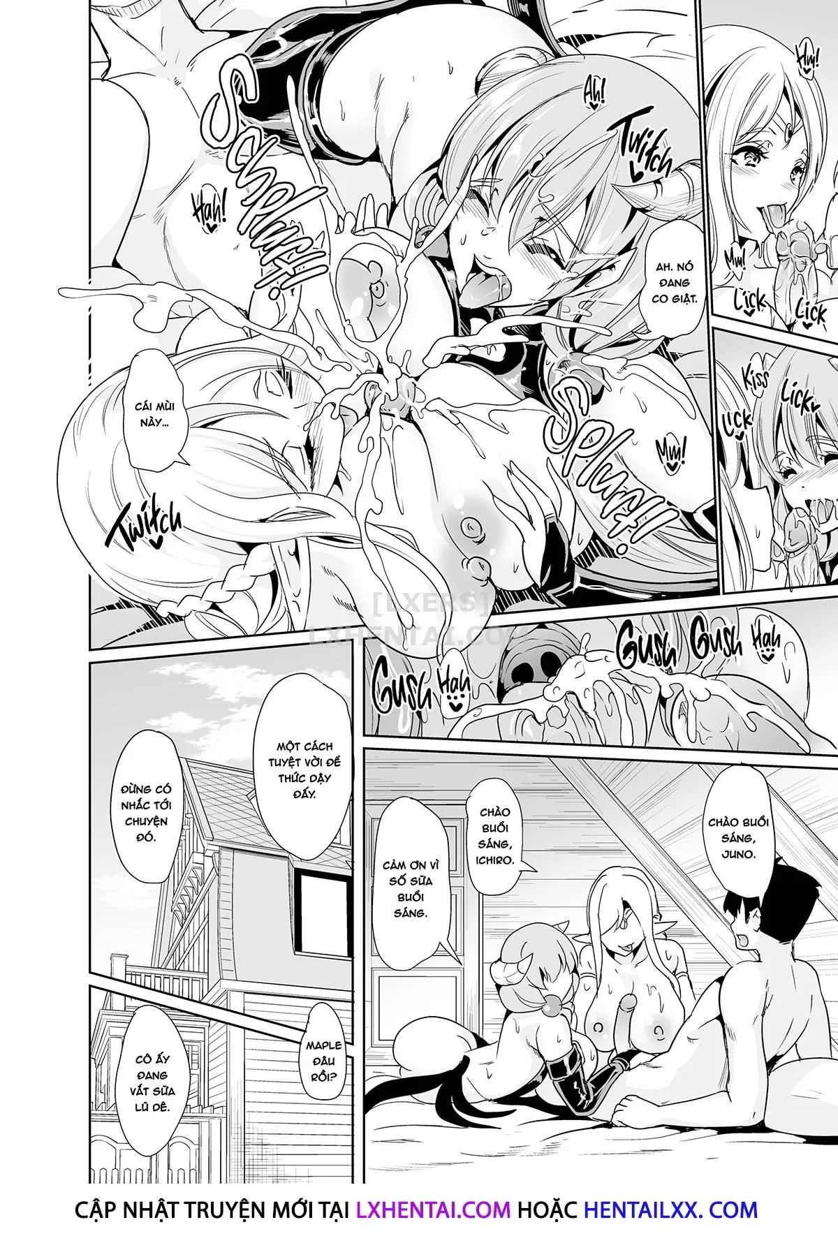 HentaiVN.net - Ảnh 9 - My Harem in Another World Collection - Chap 9 - Defeated by Dick, Fucking for Justice