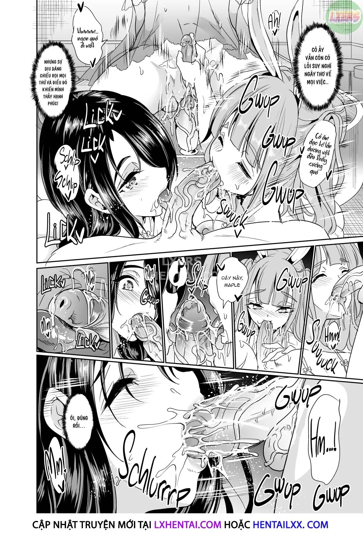 HentaiVN.net - Ảnh 44 - My Harem in Another World Collection - Chap 12 - Soapy Sex Time! Fighting Over Ichiro!