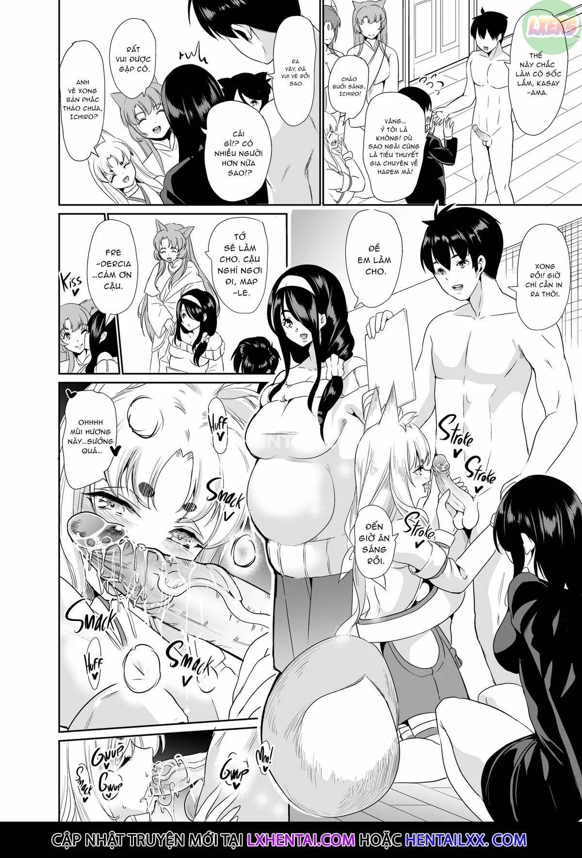 HentaiVN.net - Ảnh 15 - My Harem in Another World Collection - Chap 13 - All Pussy is Mine