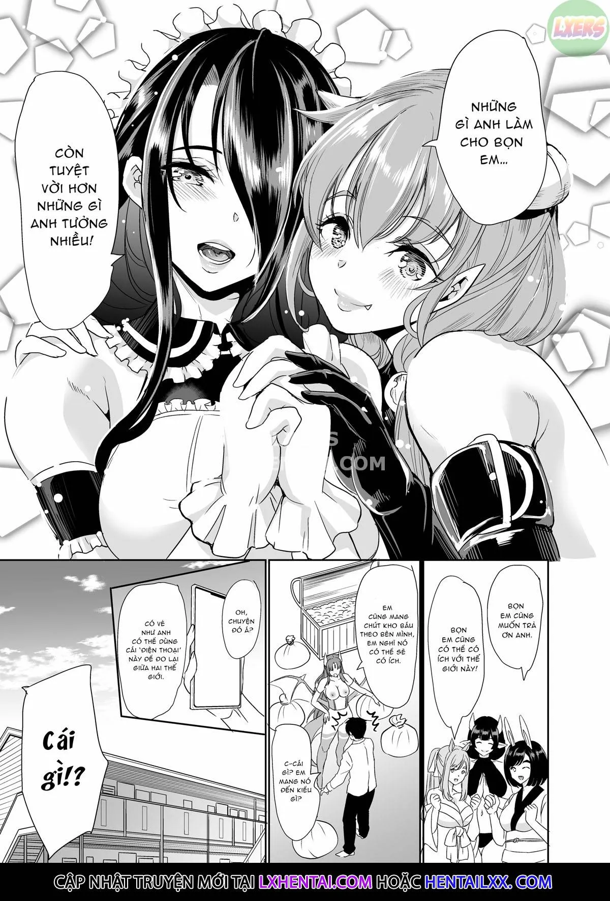 HentaiVN.net - Ảnh 47 - My Harem in Another World Collection - Chap 13 - All Pussy is Mine