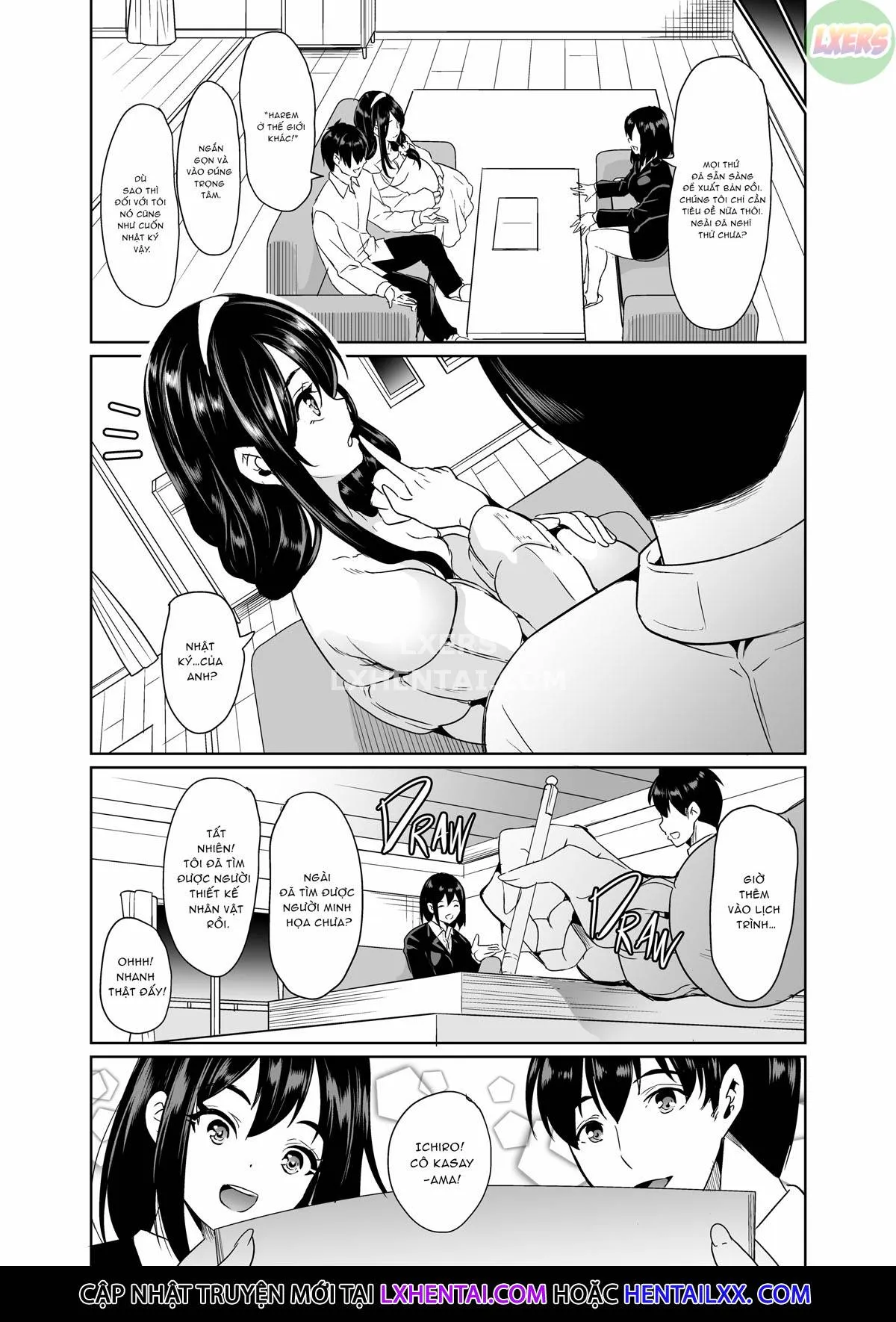 HentaiVN.net - Ảnh 48 - My Harem in Another World Collection - Chap 13 - All Pussy is Mine