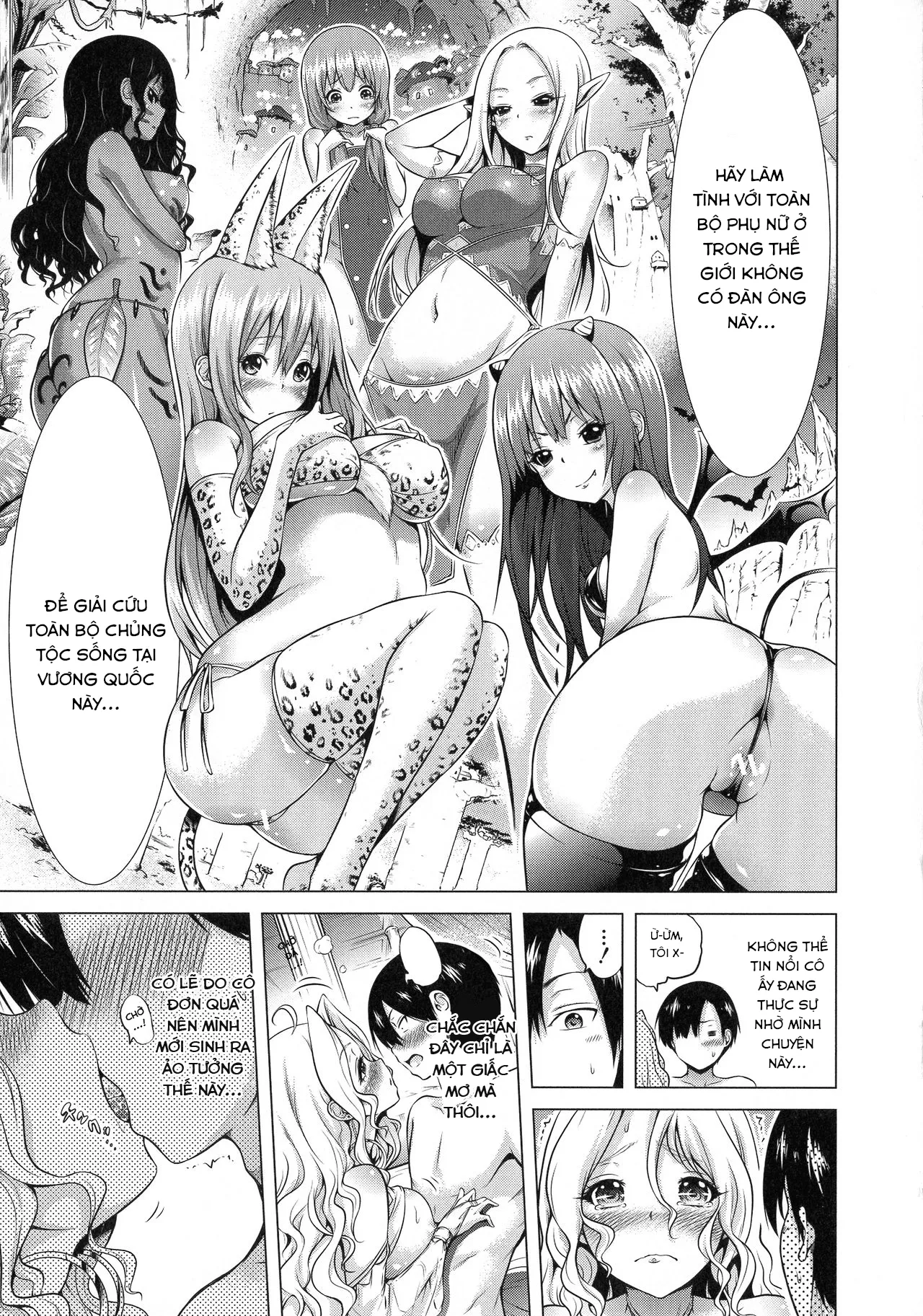 HentaiVN.net - Ảnh 15 - Isekai Harem Paradise [Thiên đường harem thế giới khác!; Otherworld Harem Paradise; 異世界ハーレムパラダイス♡] - (Jou) Chap 1