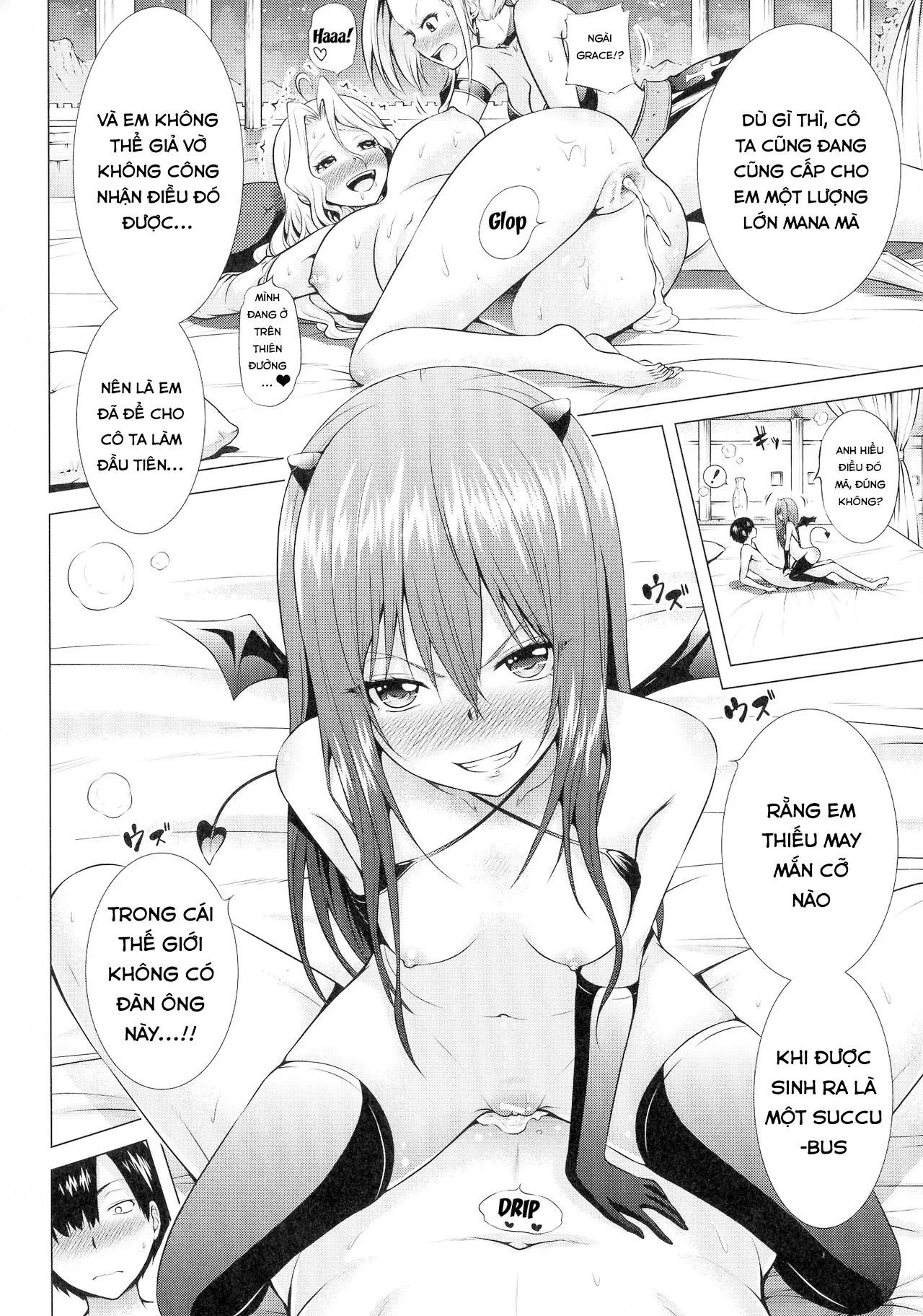 HentaiVN.net - Ảnh 3 - Isekai Harem Paradise [Thiên đường harem thế giới khác!; Otherworld Harem Paradise; 異世界ハーレムパラダイス♡] - (Jou) Chap 2