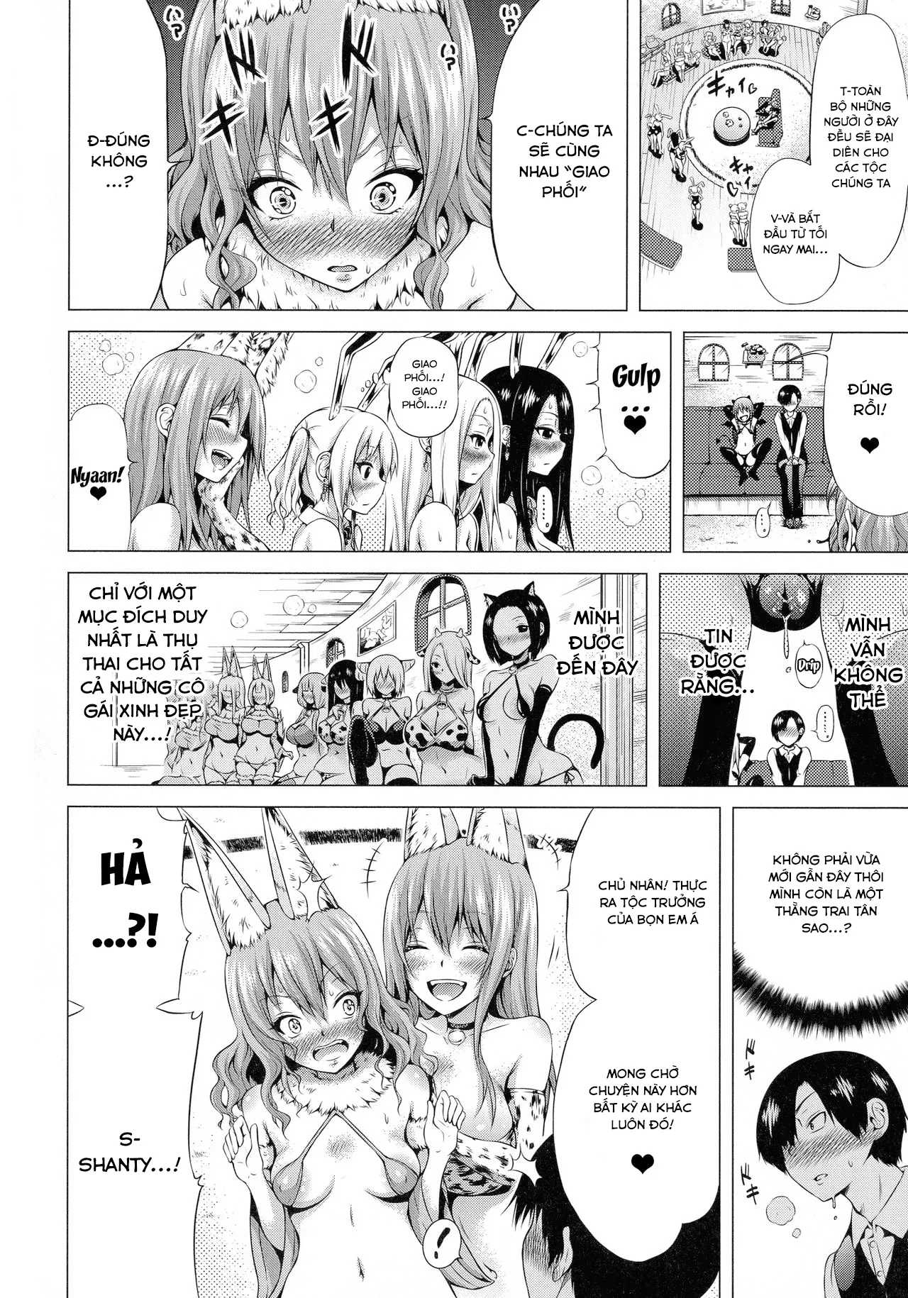 HentaiVN.net - Ảnh 10 - Isekai Harem Paradise [Thiên đường harem thế giới khác!; Otherworld Harem Paradise; 異世界ハーレムパラダイス♡] - (Jou) Chap 4