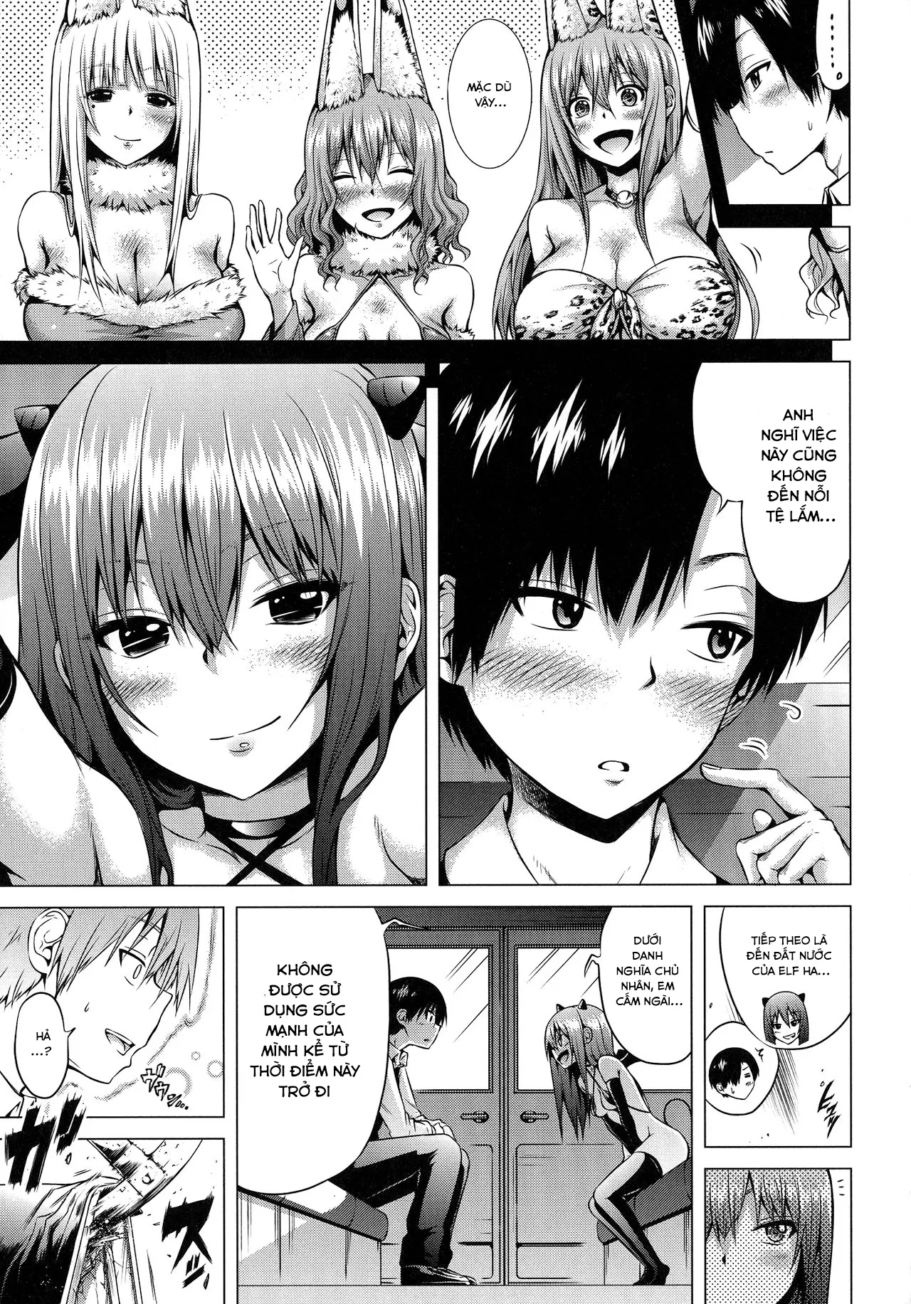 HentaiVN.net - Ảnh 42 - Isekai Harem Paradise [Thiên đường harem thế giới khác!; Otherworld Harem Paradise; 異世界ハーレムパラダイス♡] - (Jou) Chap 4