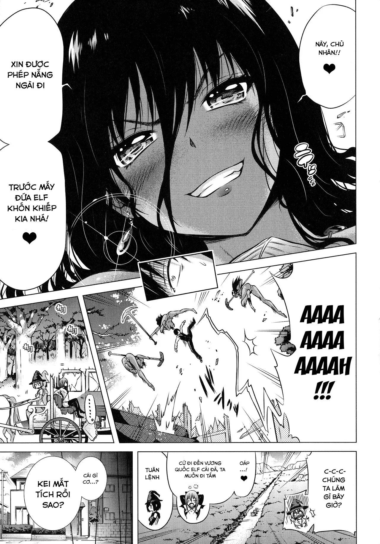 HentaiVN.net - Ảnh 44 - Isekai Harem Paradise [Thiên đường harem thế giới khác!; Otherworld Harem Paradise; 異世界ハーレムパラダイス♡] - (Jou) Chap 4